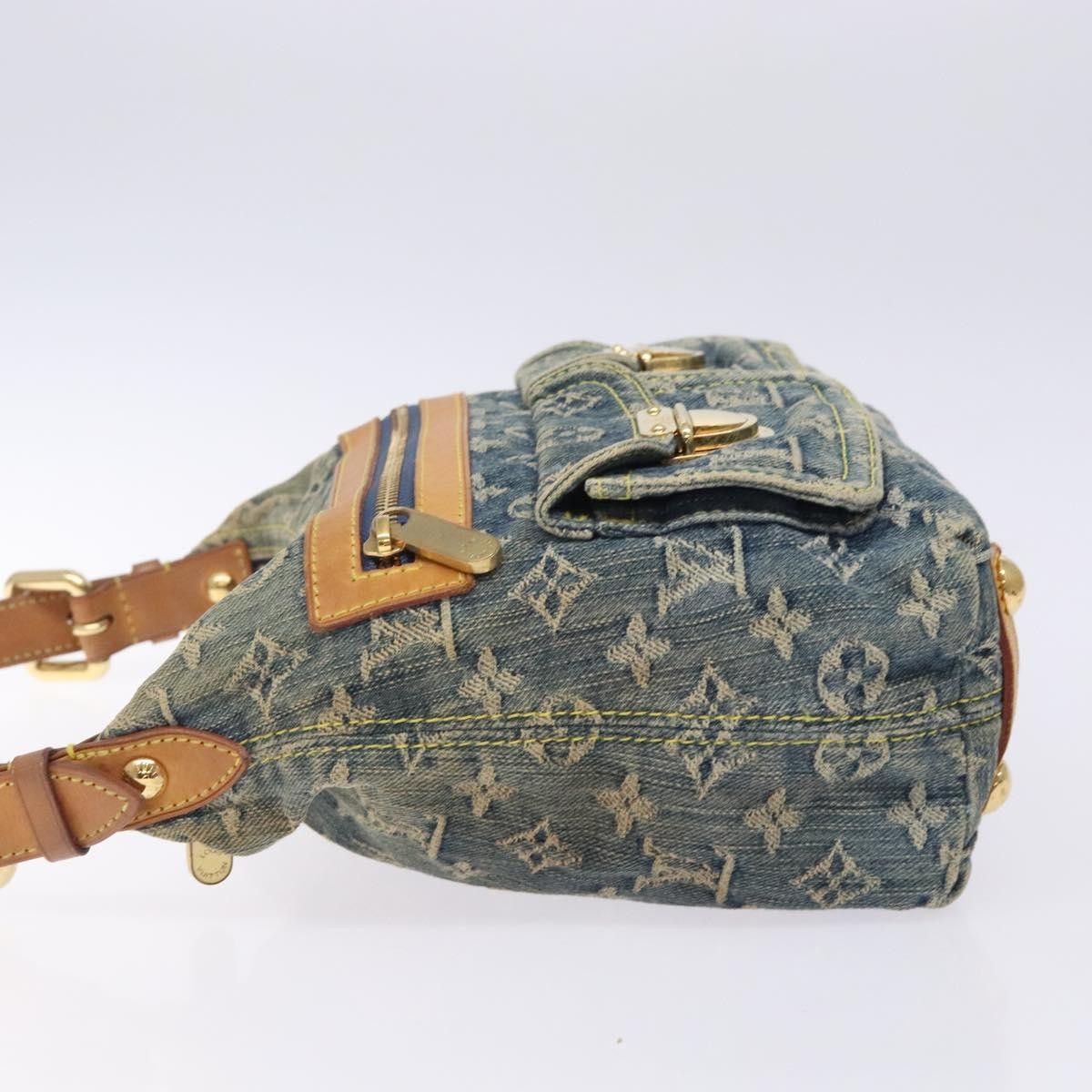 Louis Vuitton Louis Vuitton Baggy Handbag Denim Size ONE SIZE - 4 Thumbnail
