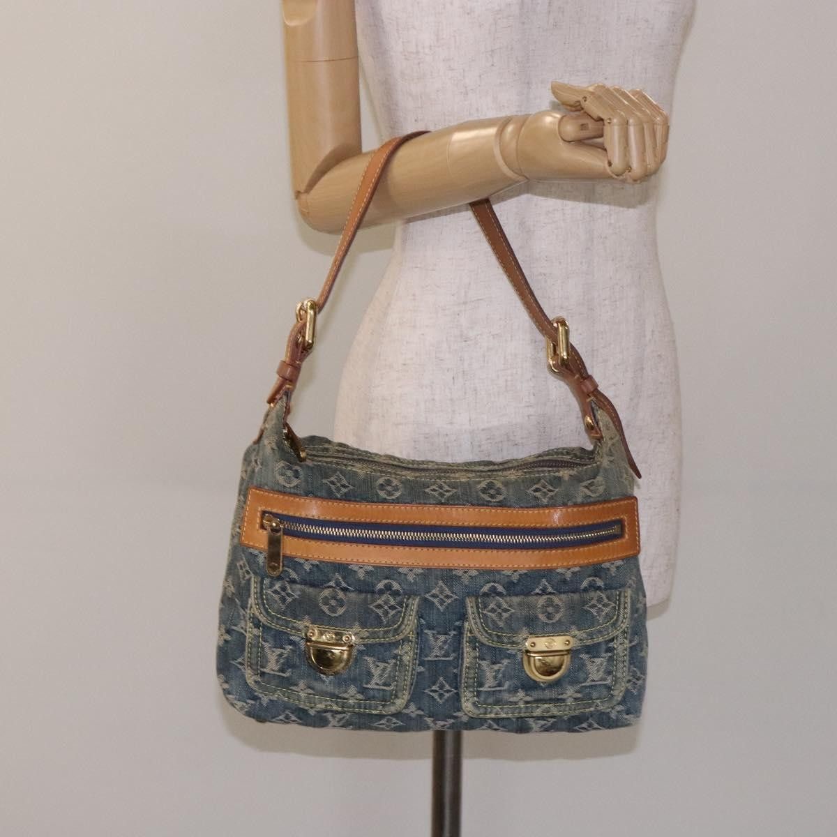 Louis Vuitton Louis Vuitton Baggy Handbag Denim Size ONE SIZE - 14 Thumbnail