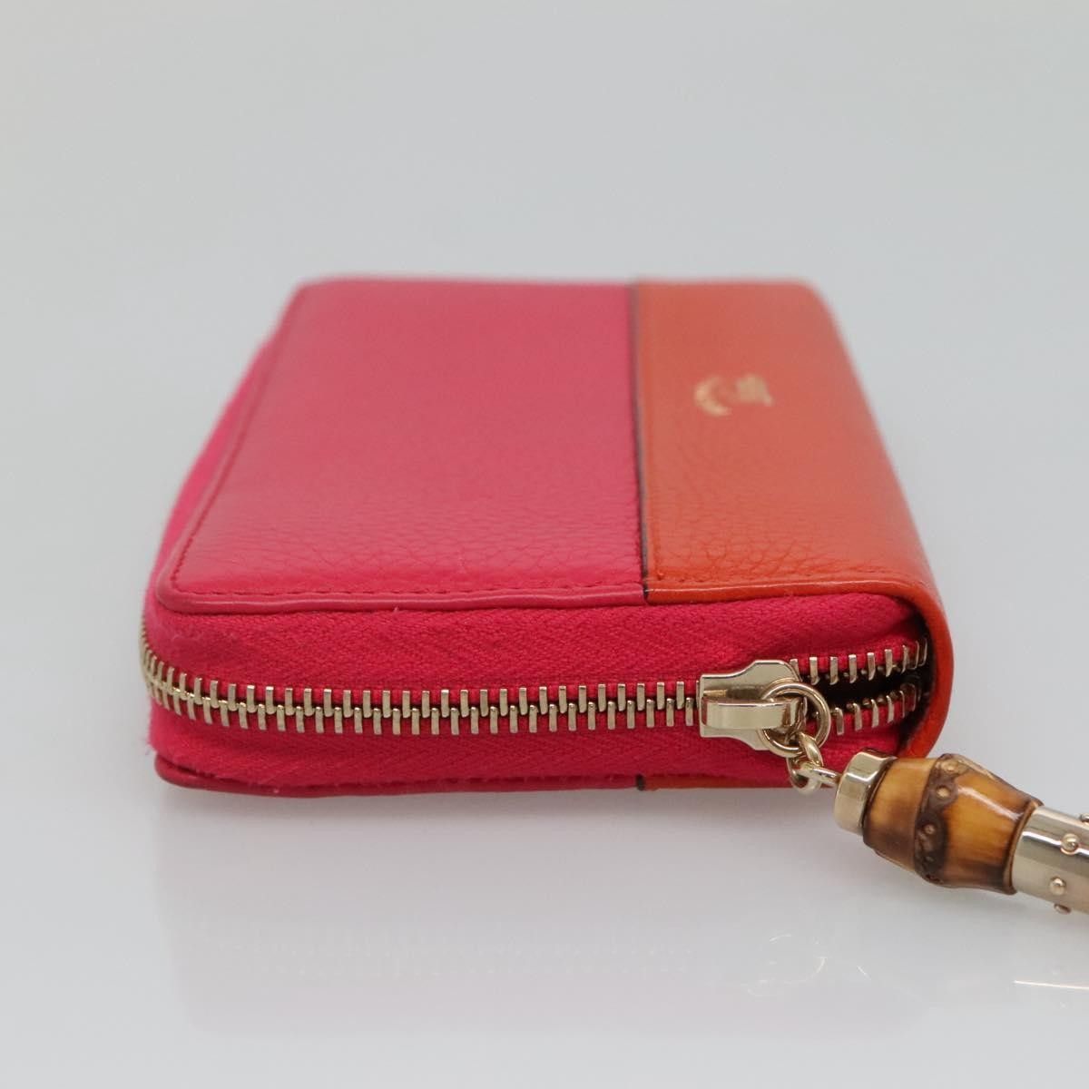 Gucci Gucci Bamboo Tassel Zip Wallet Leather Size ONE SIZE - 3 Thumbnail