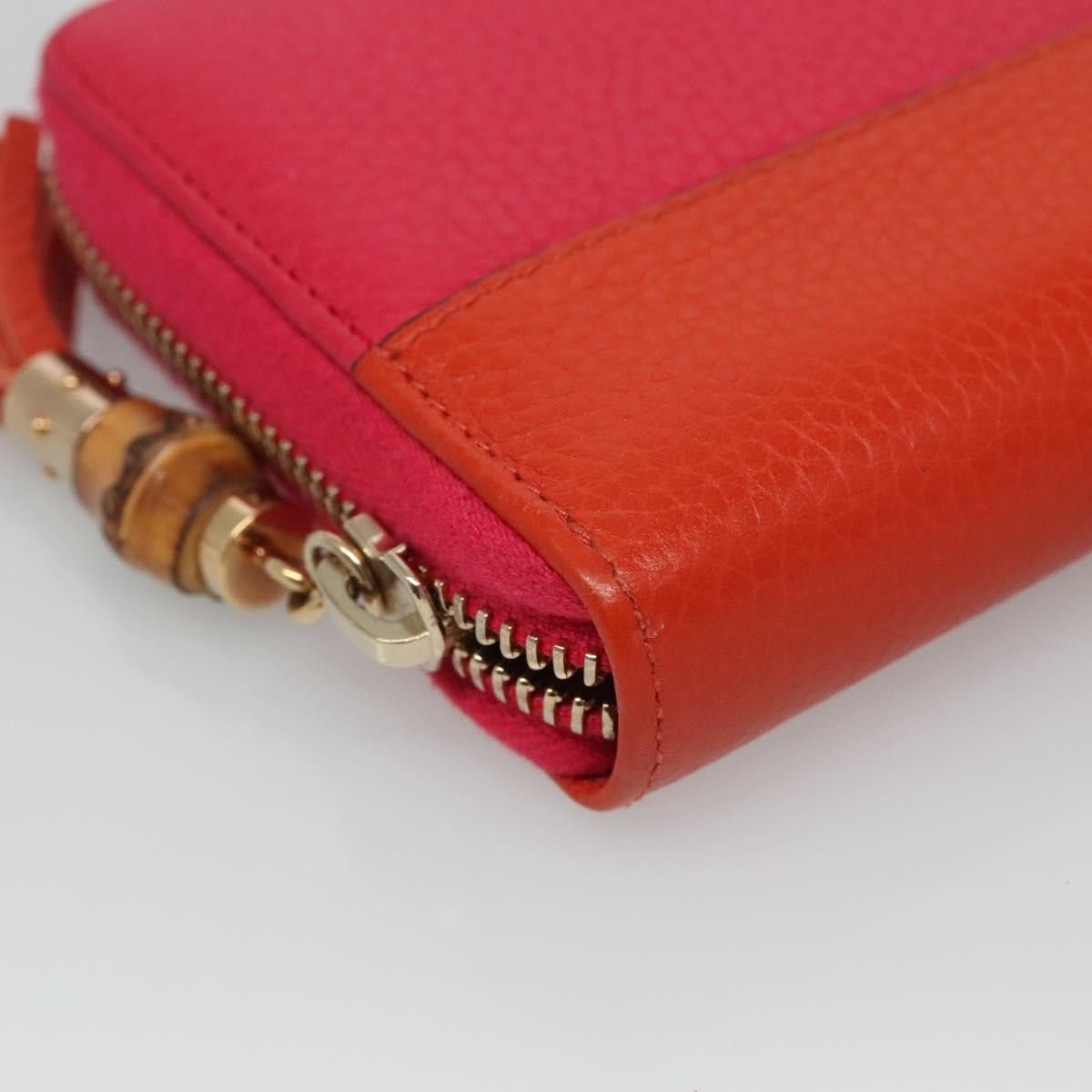 Gucci Gucci Bamboo Tassel Zip Wallet Leather Size ONE SIZE - 7 Thumbnail