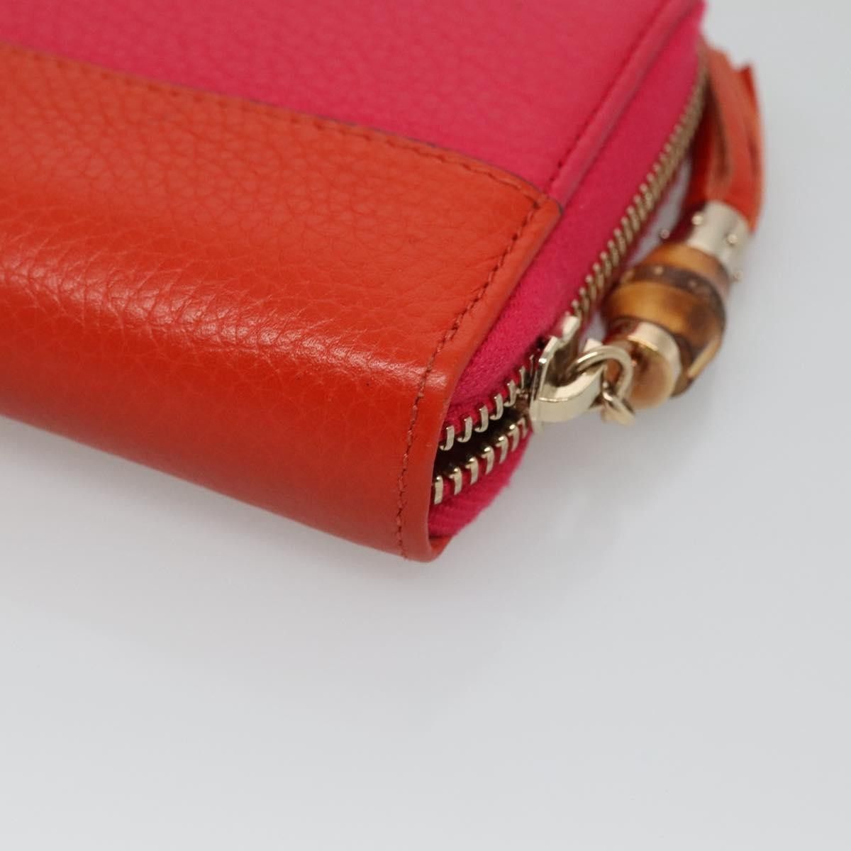 Gucci Gucci Bamboo Tassel Zip Wallet Leather Size ONE SIZE - 8 Thumbnail