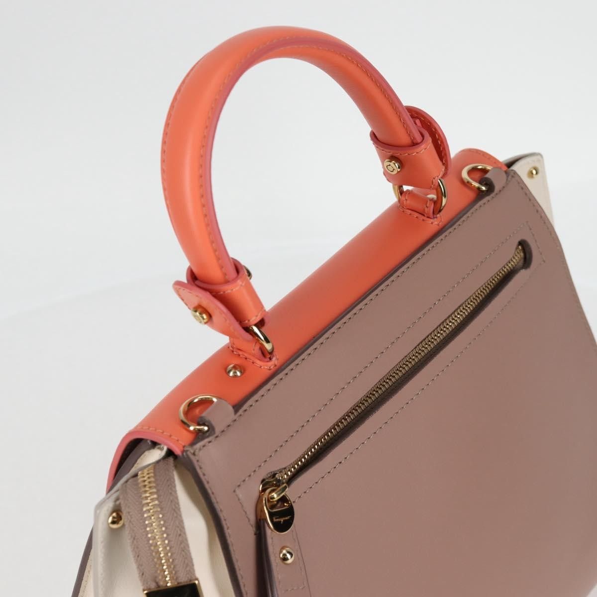 Salvatore Ferragamo Salvatore Ferragamo Sofia Satchel Leather Size ONE SIZE - 16 Thumbnail