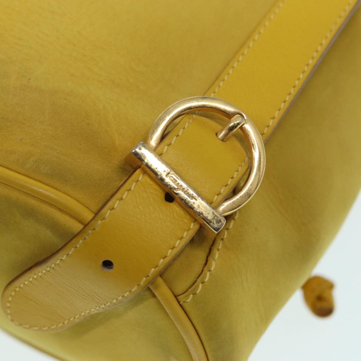 Salvatore Ferragamo Salvatore Ferragamo Gancini Flap Drawstring Backpack Suede Size ONE SIZE - 21 Thumbnail