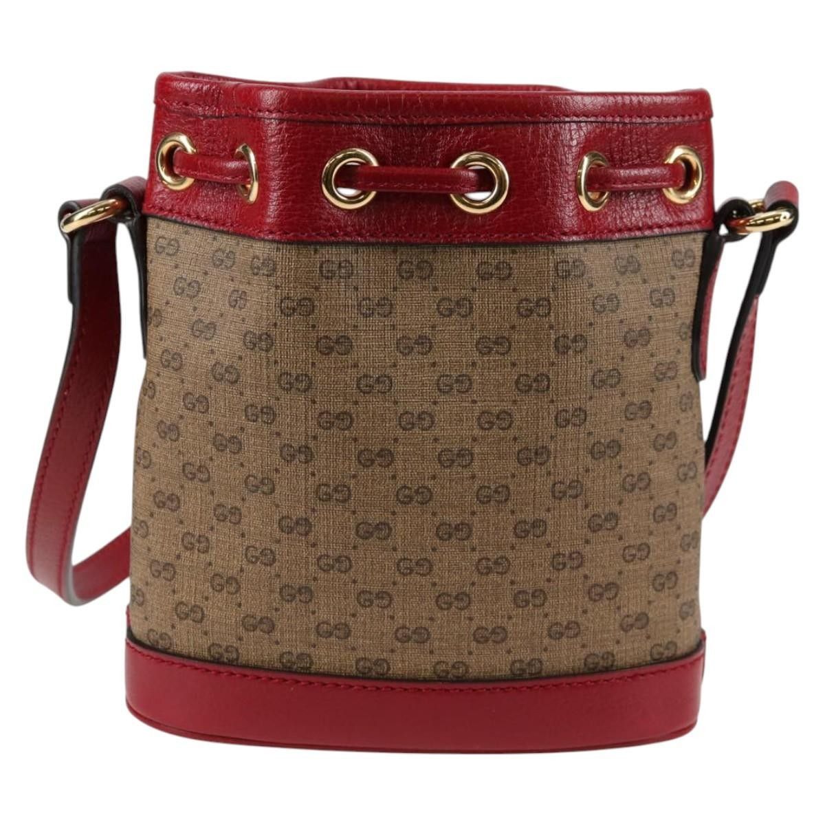 Gucci Gucci Doraemon Bucket Bag Printed Mini GG Coated Canvas Size ONE SIZE - 2 Thumbnail