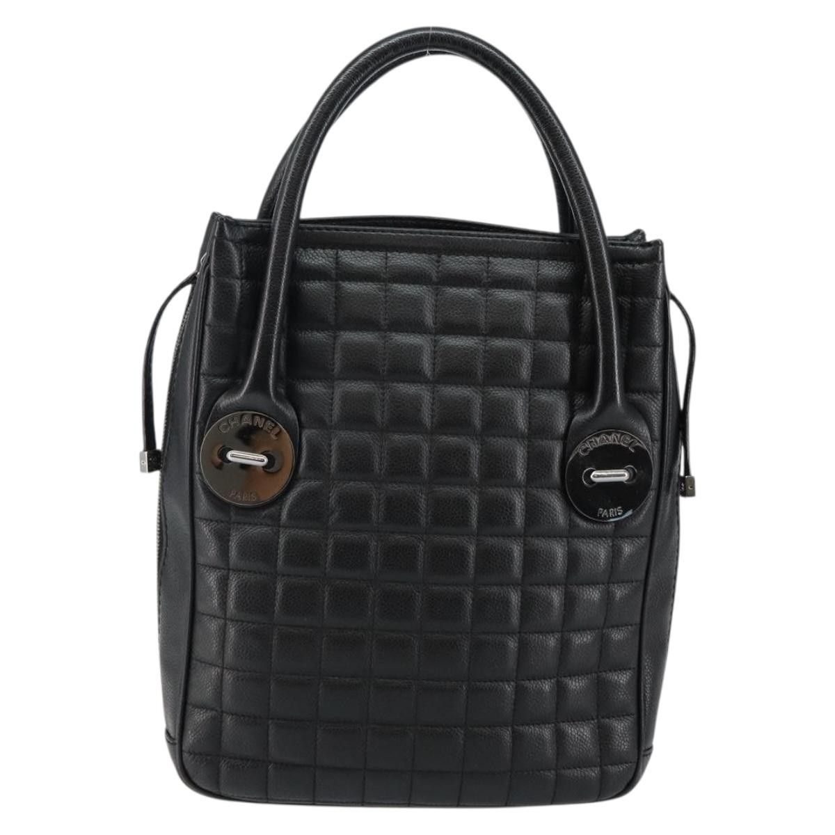 Chanel Chanel Vintage Button Tote Quilted Caviar Size ONE SIZE - 2 Thumbnail