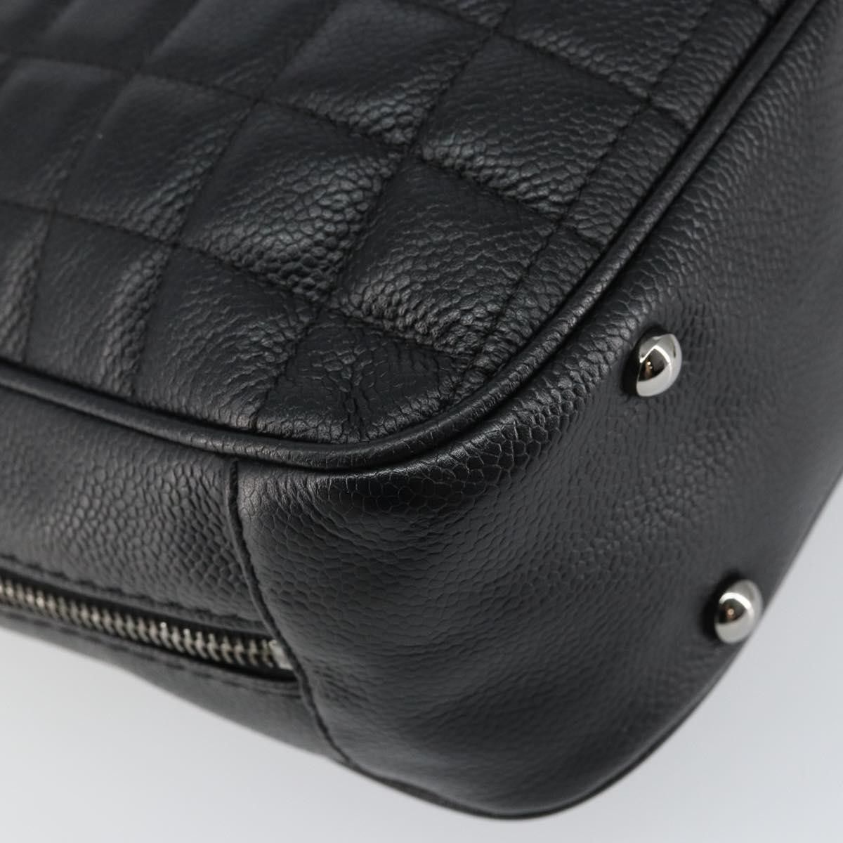 Chanel Chanel Vintage Button Tote Quilted Caviar Size ONE SIZE - 10 Thumbnail