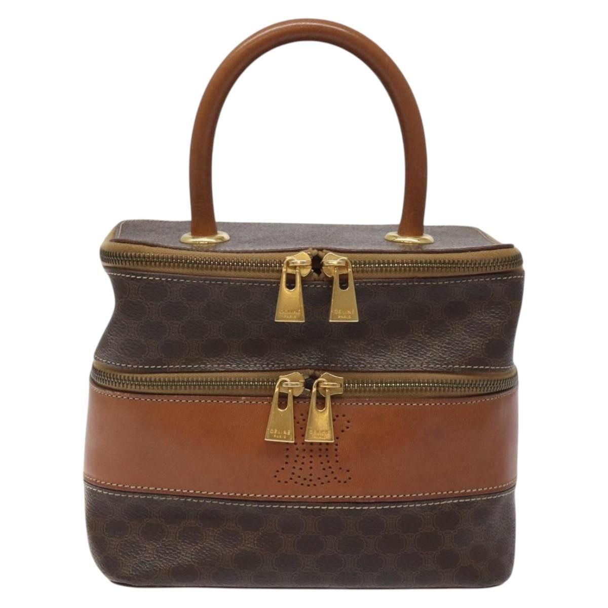 Celine Celine Vintage Double Zip Vanity Case Macadam Coated Canvas Size ONE SIZE - 20 Thumbnail