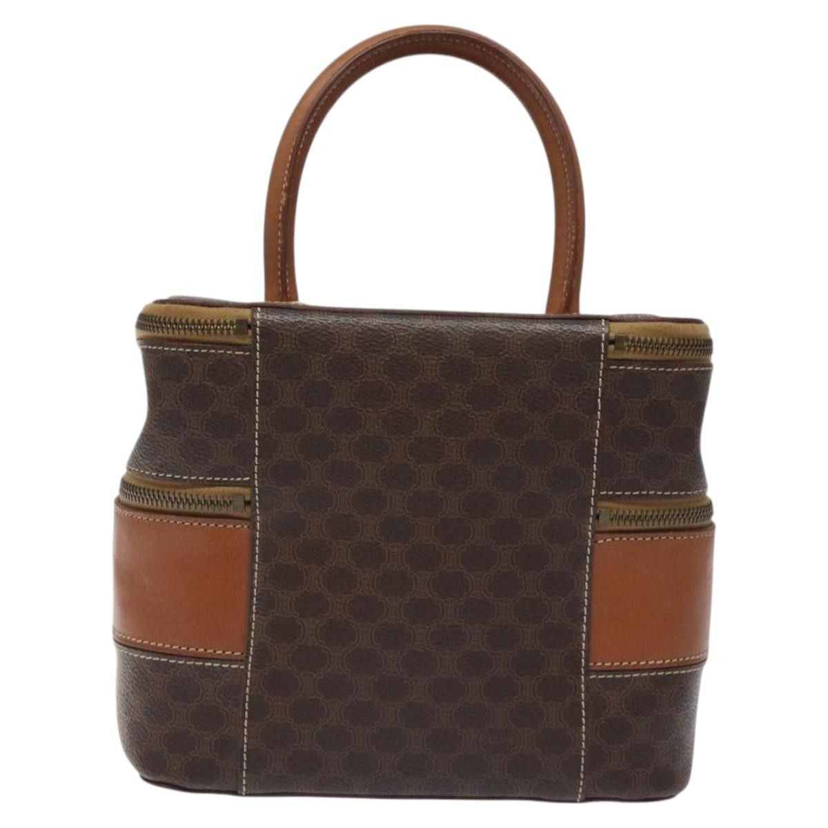Celine Celine Vintage Double Zip Vanity Case Macadam Coated Canvas Size ONE SIZE - 2 Thumbnail