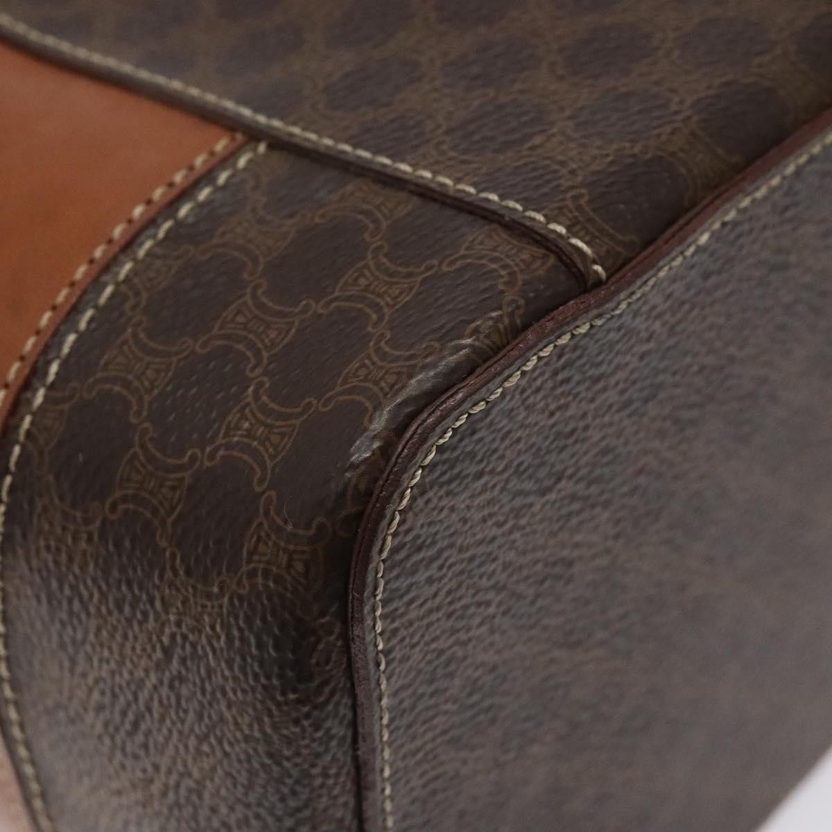 Celine Celine Vintage Double Zip Vanity Case Macadam Coated Canvas Size ONE SIZE - 10 Thumbnail