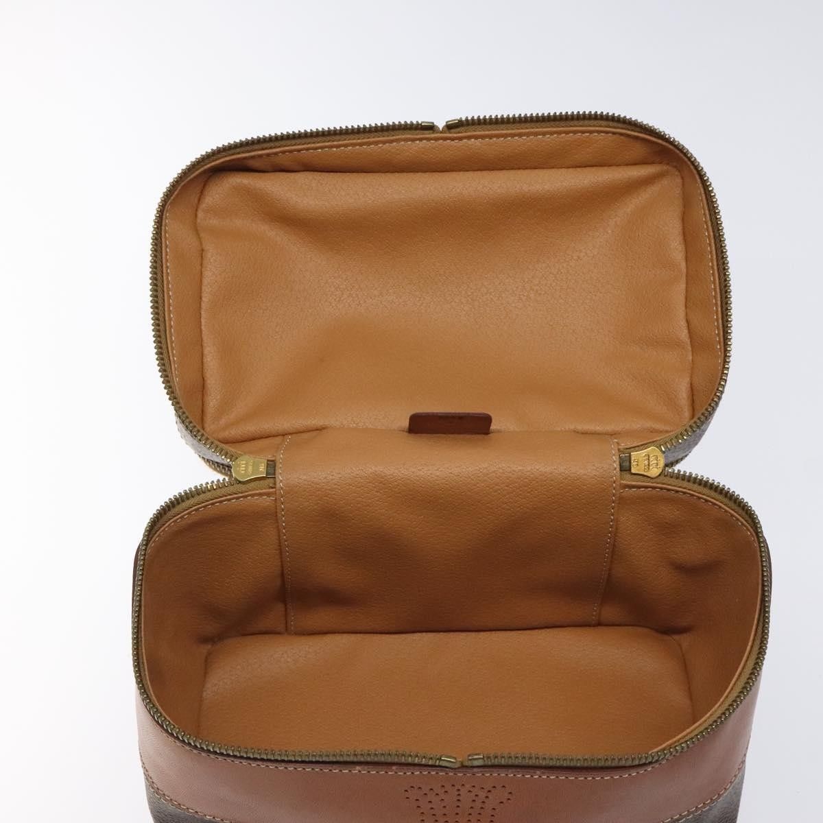 Celine Celine Vintage Double Zip Vanity Case Macadam Coated Canvas Size ONE SIZE - 14 Thumbnail