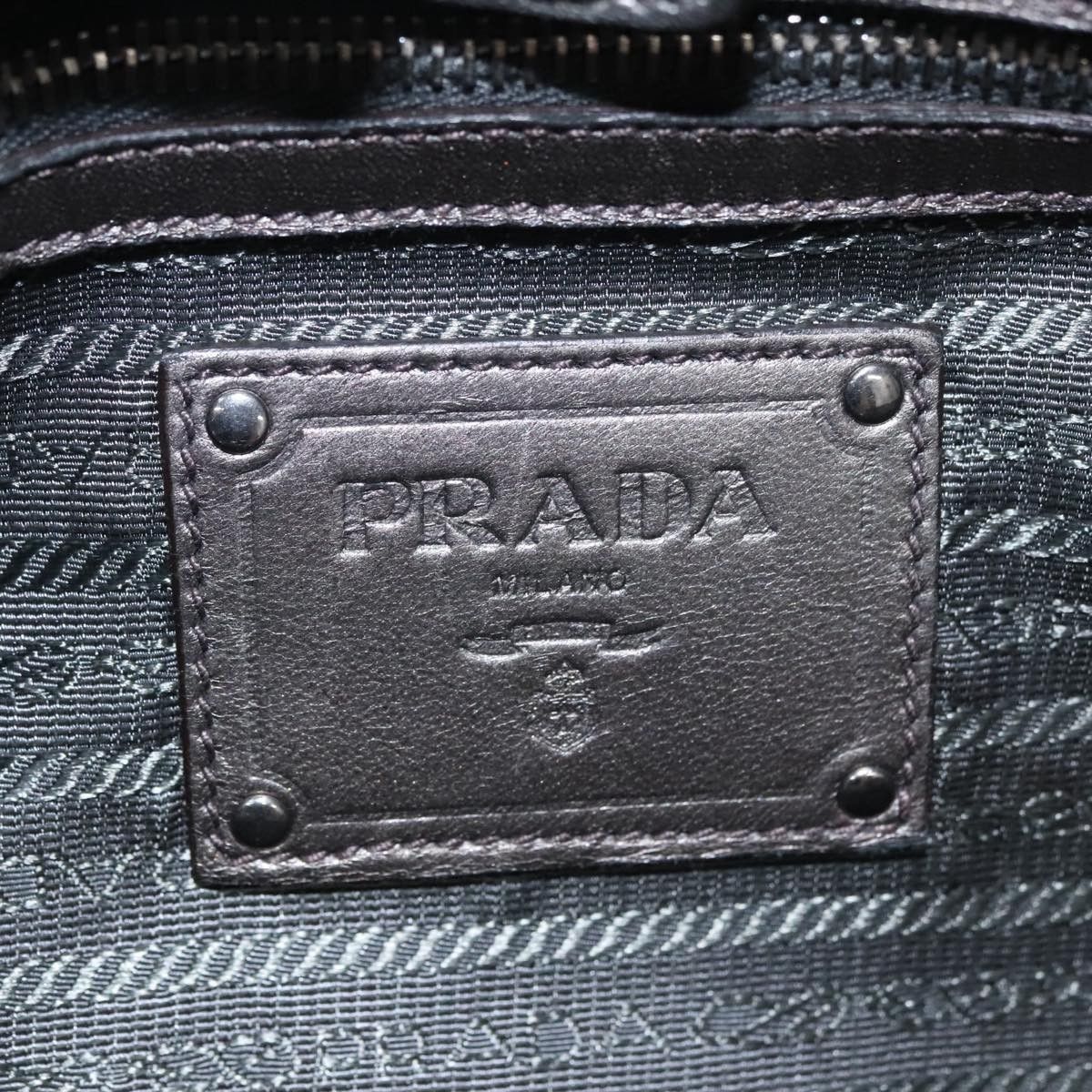 Prada Prada Waves Chain Tote Leather and Tessuto Size ONE SIZE - 6 Thumbnail
