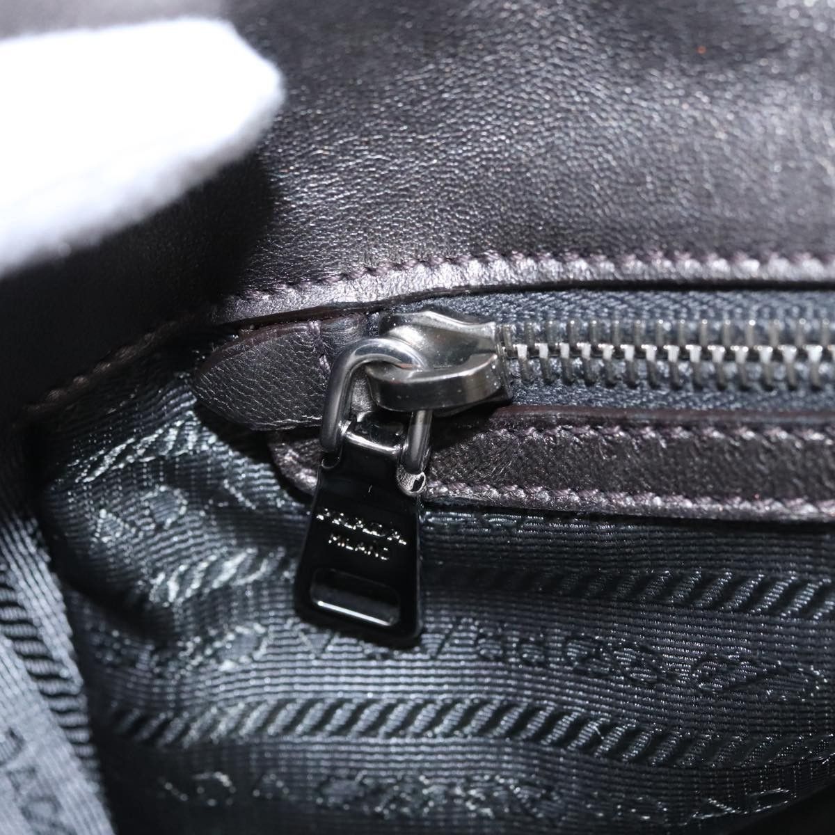 Prada Prada Waves Chain Tote Leather and Tessuto Size ONE SIZE - 23 Thumbnail