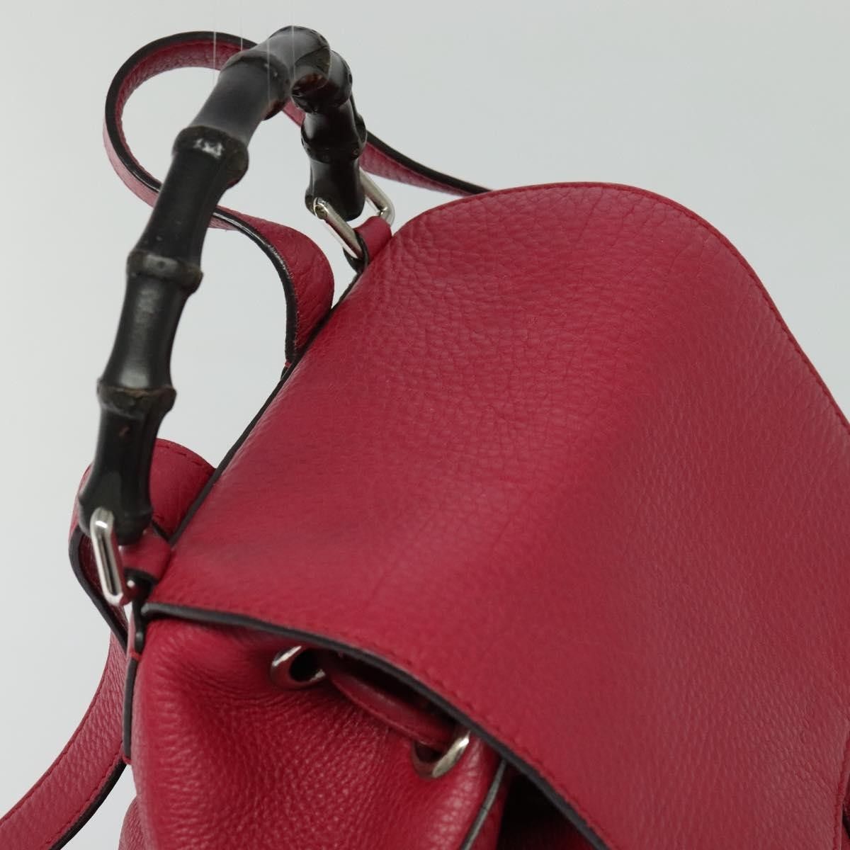Gucci Gucci Bamboo Tassel Backpack Leather Size ONE SIZE - 19 Thumbnail