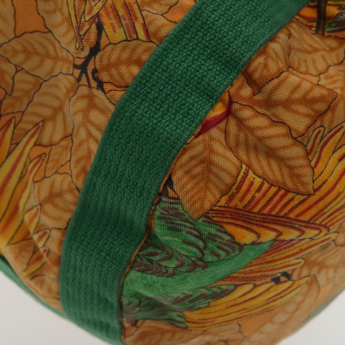 Hermes Hermes Vintage Drawstring Bucket Shoulder Bag Printed Canvas Size ONE SIZE - 8 Thumbnail