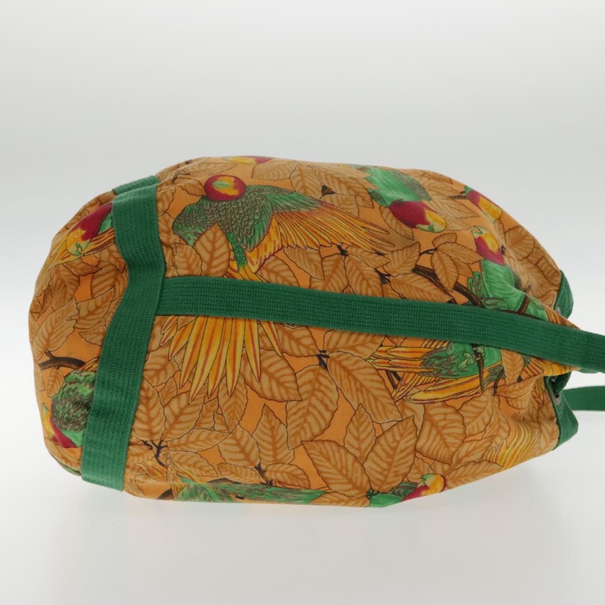 Hermes Hermes Vintage Drawstring Bucket Shoulder Bag Printed Canvas Size ONE SIZE - 4 Thumbnail