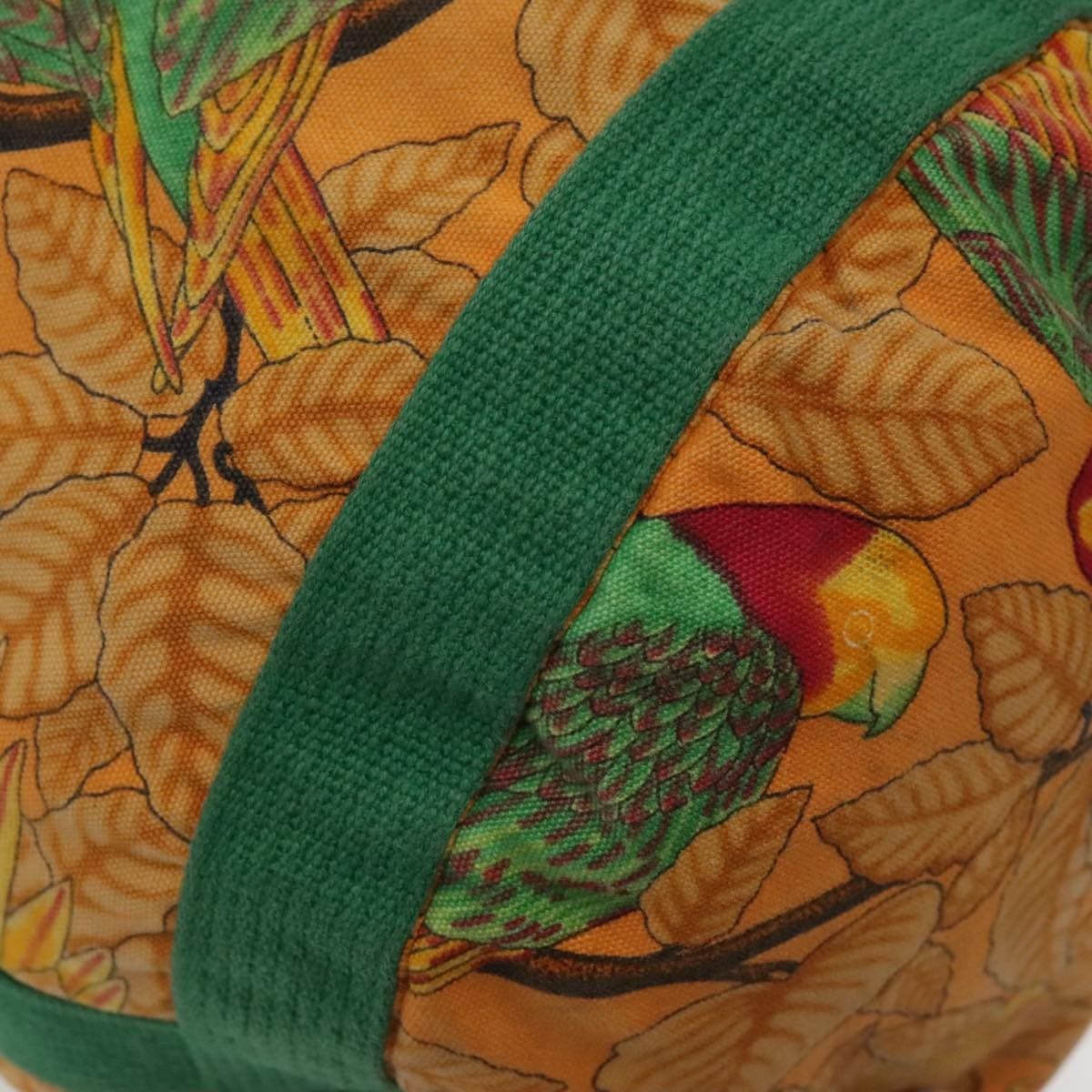 Hermes Hermes Vintage Drawstring Bucket Shoulder Bag Printed Canvas Size ONE SIZE - 10 Thumbnail