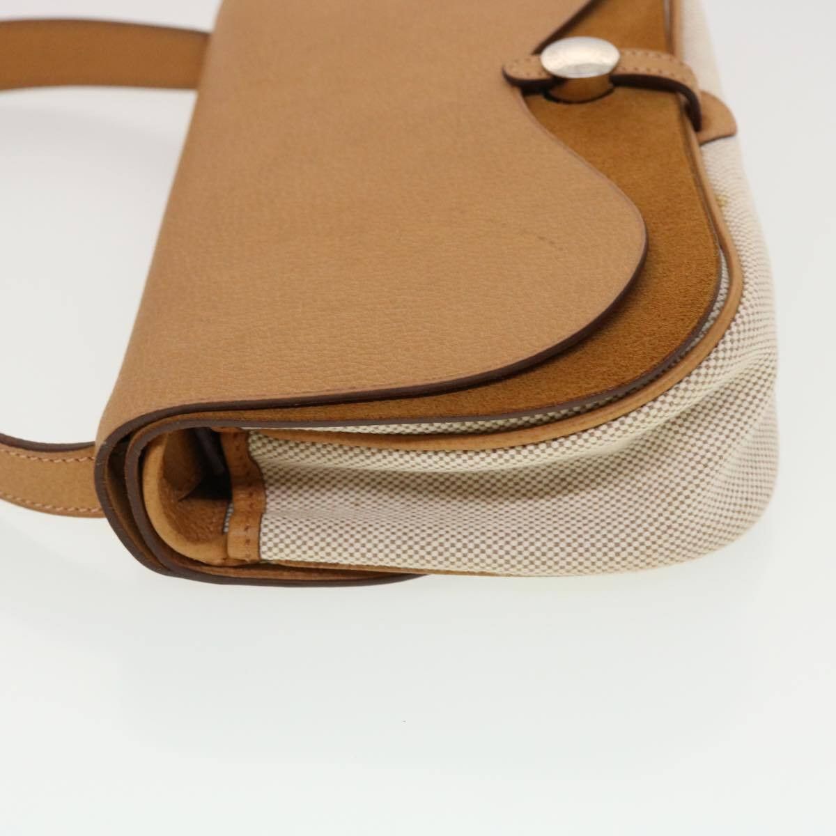 Hermes Hermes Colorado Handbag Leather and Toile Size ONE SIZE - 4 Thumbnail