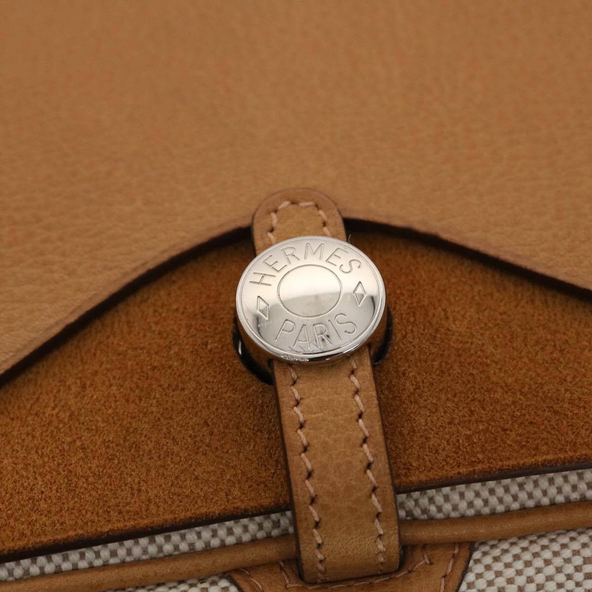 Hermes Hermes Colorado Handbag Leather and Toile Size ONE SIZE - 13 Thumbnail