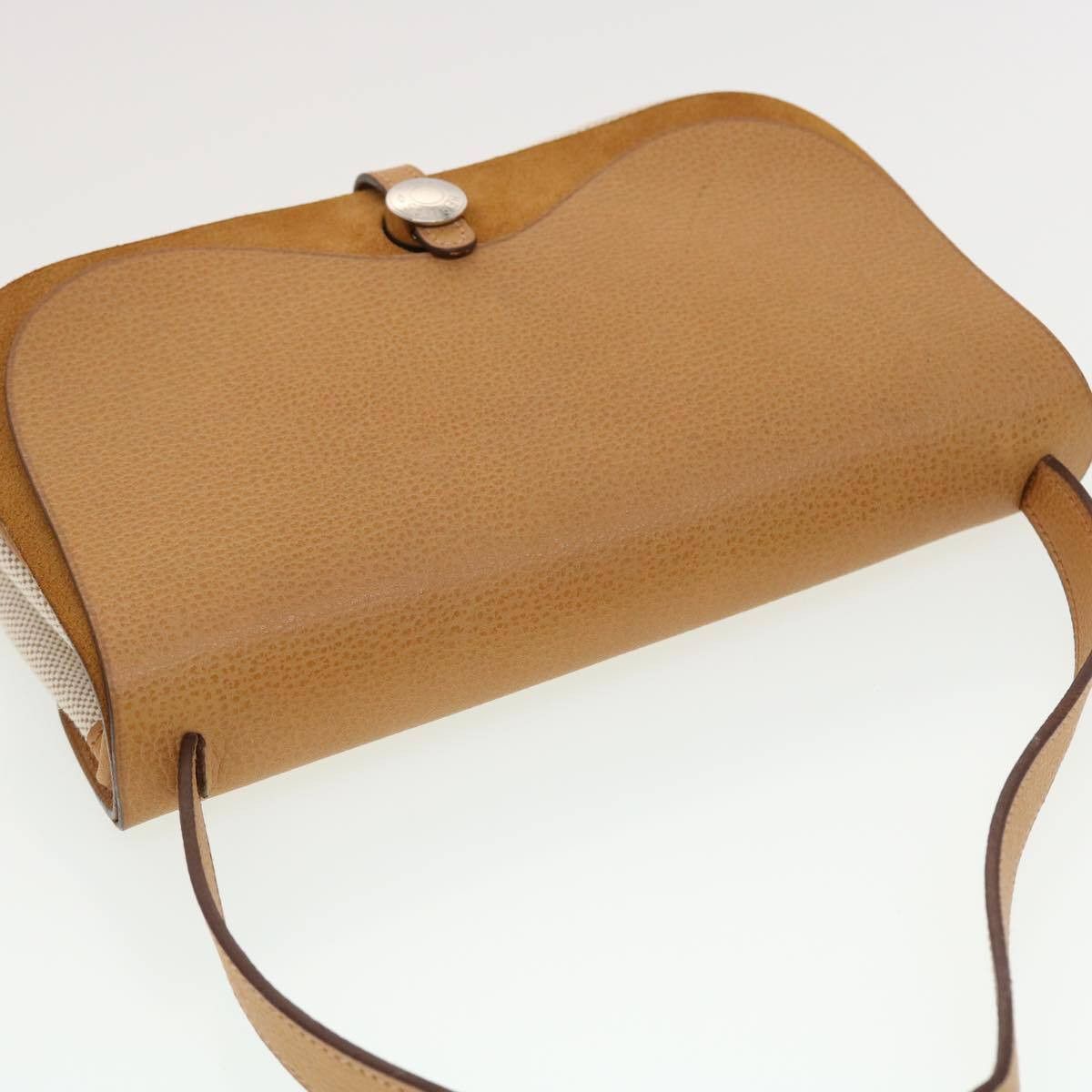 Hermes Hermes Colorado Handbag Leather and Toile Size ONE SIZE - 17 Thumbnail