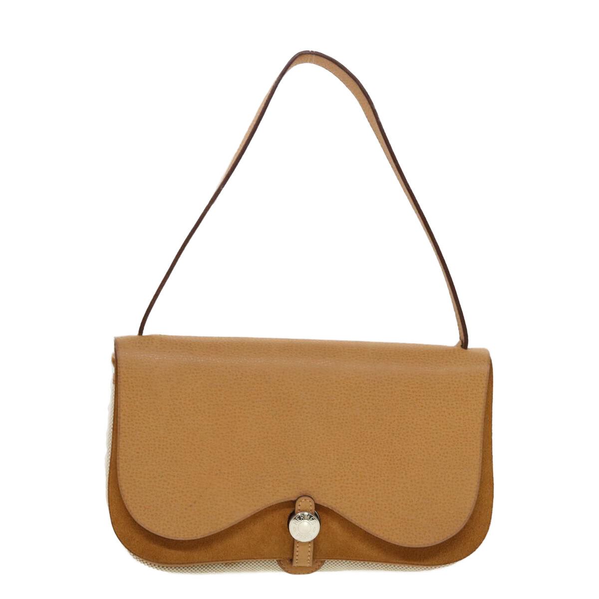 Hermes Hermes Colorado Handbag Leather and Toile Size ONE SIZE - 18 Thumbnail