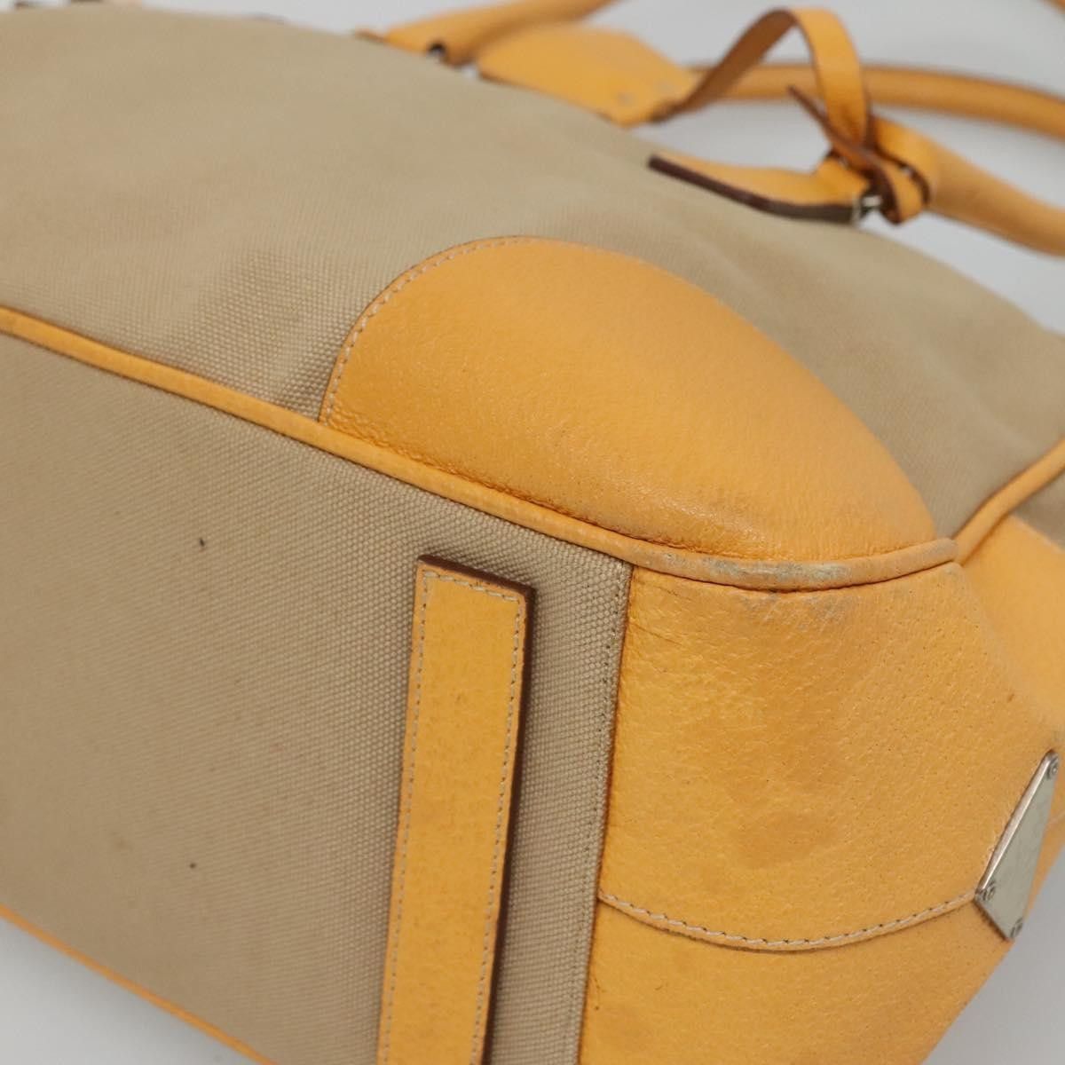 Prada Prada Bauletto Bag Canvas with Leather Size ONE SIZE - 11 Thumbnail