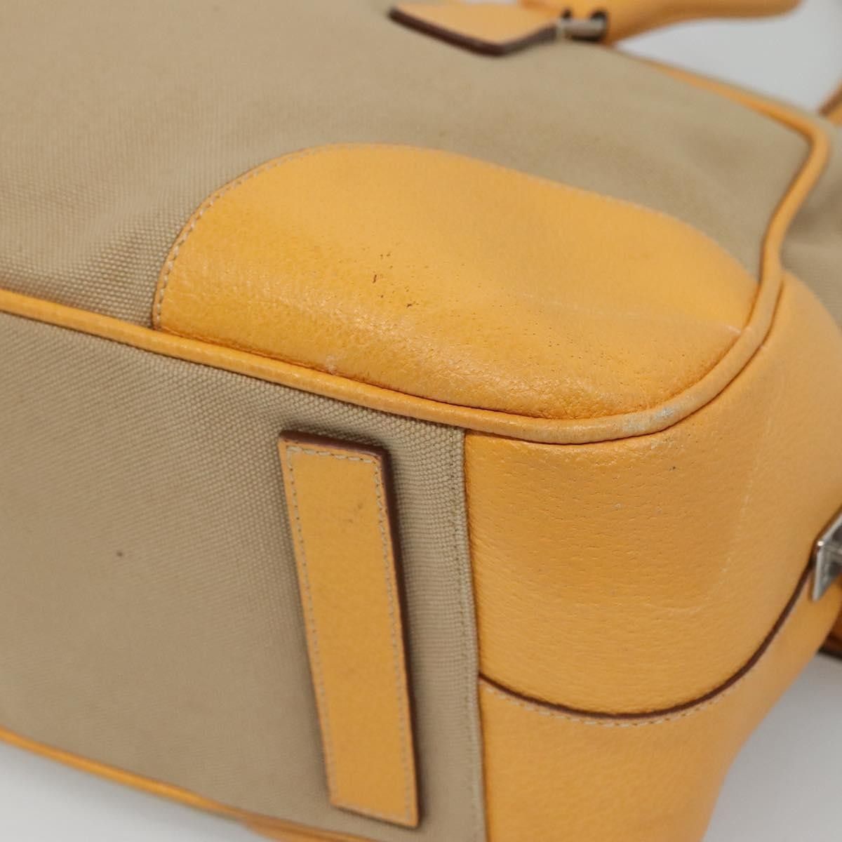 Prada Prada Bauletto Bag Canvas with Leather Size ONE SIZE - 10 Thumbnail
