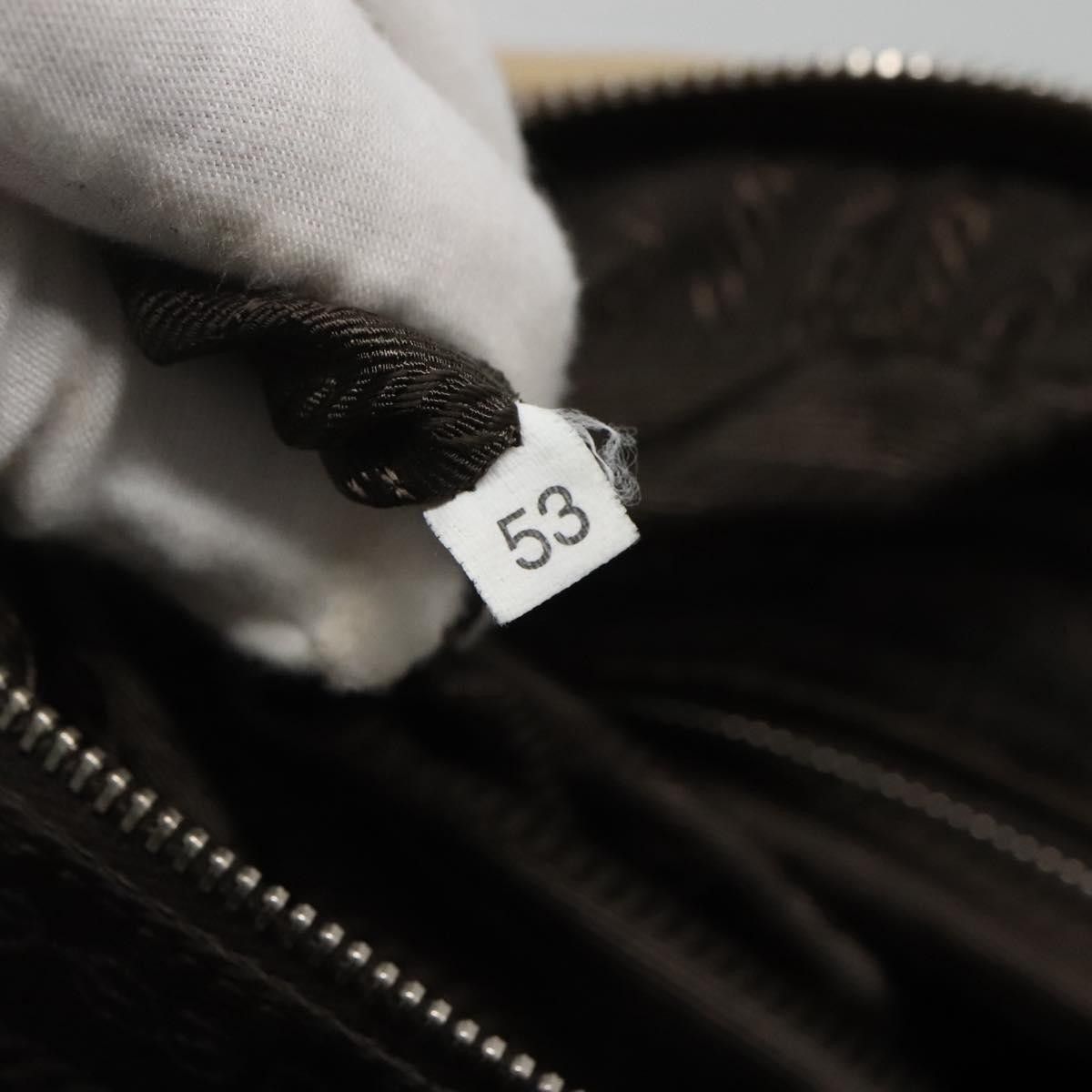 Prada Prada Bauletto Bag Canvas with Leather Size ONE SIZE - 6 Thumbnail