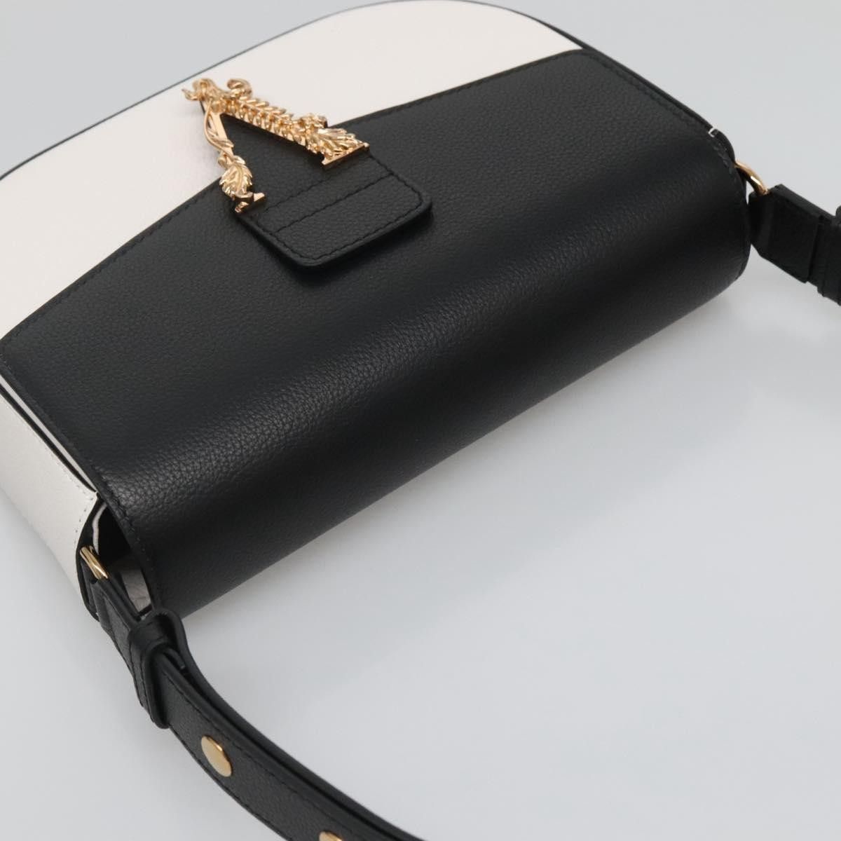 Versace Versace Virtus Flap Messenger Bag Leather Size ONE SIZE - 17 Thumbnail
