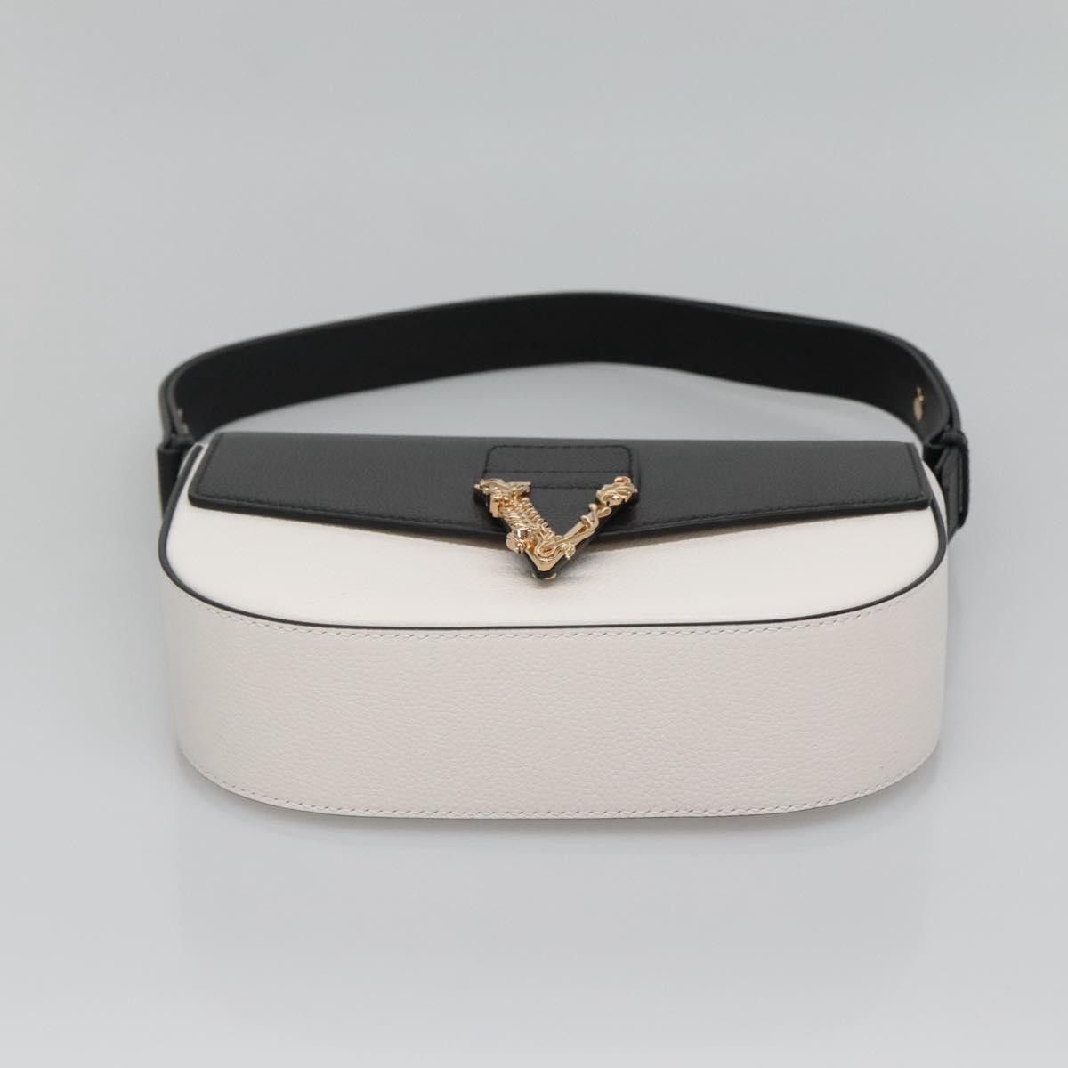 Versace Versace Virtus Flap Messenger Bag Leather Size ONE SIZE - 16 Thumbnail