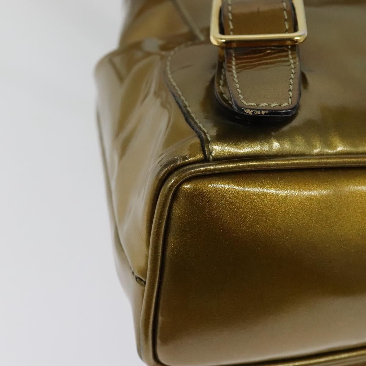 Gucci Gucci Vintage Bamboo Backpack Patent Size ONE SIZE - 10 Thumbnail