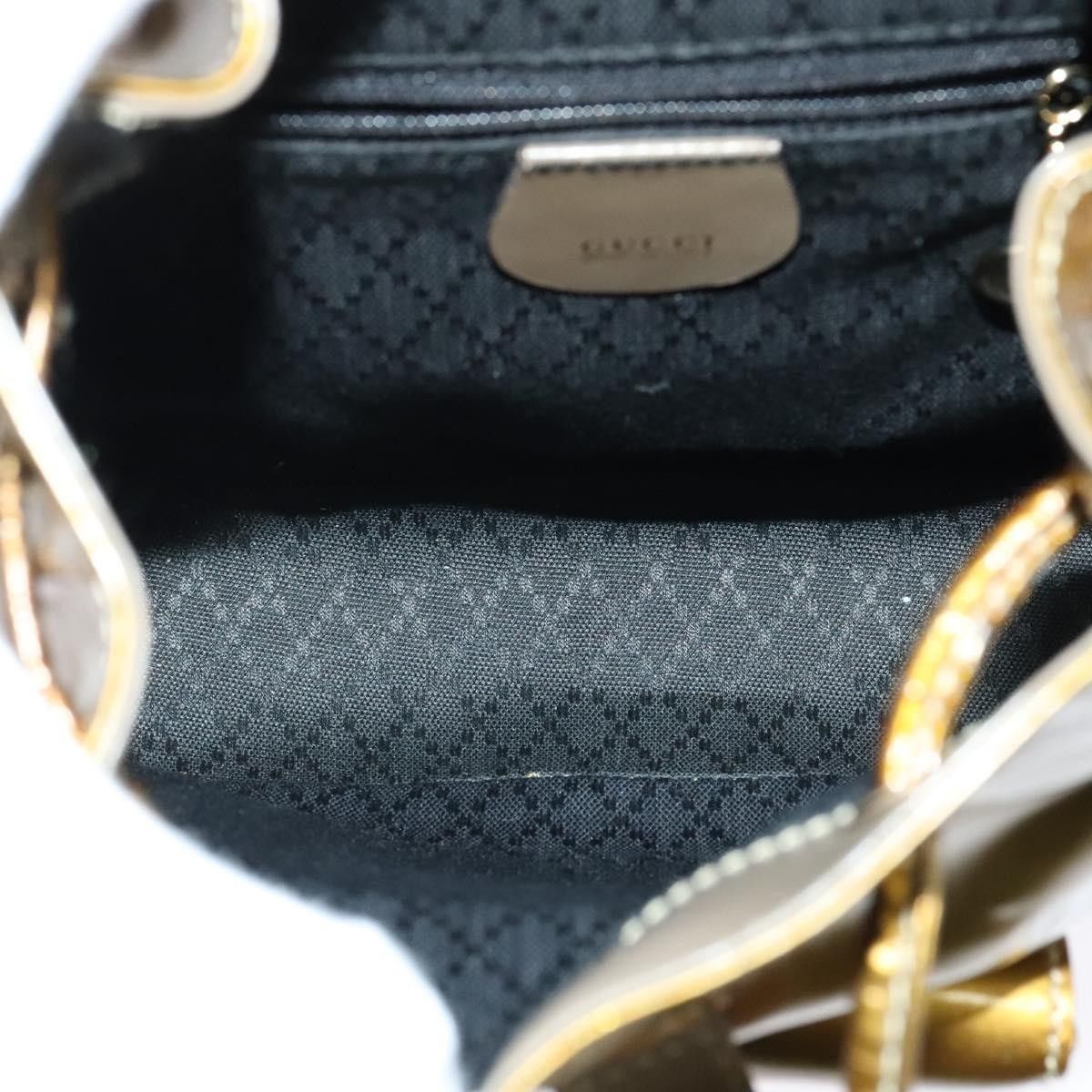 Gucci Gucci Vintage Bamboo Backpack Patent Size ONE SIZE - 5 Thumbnail