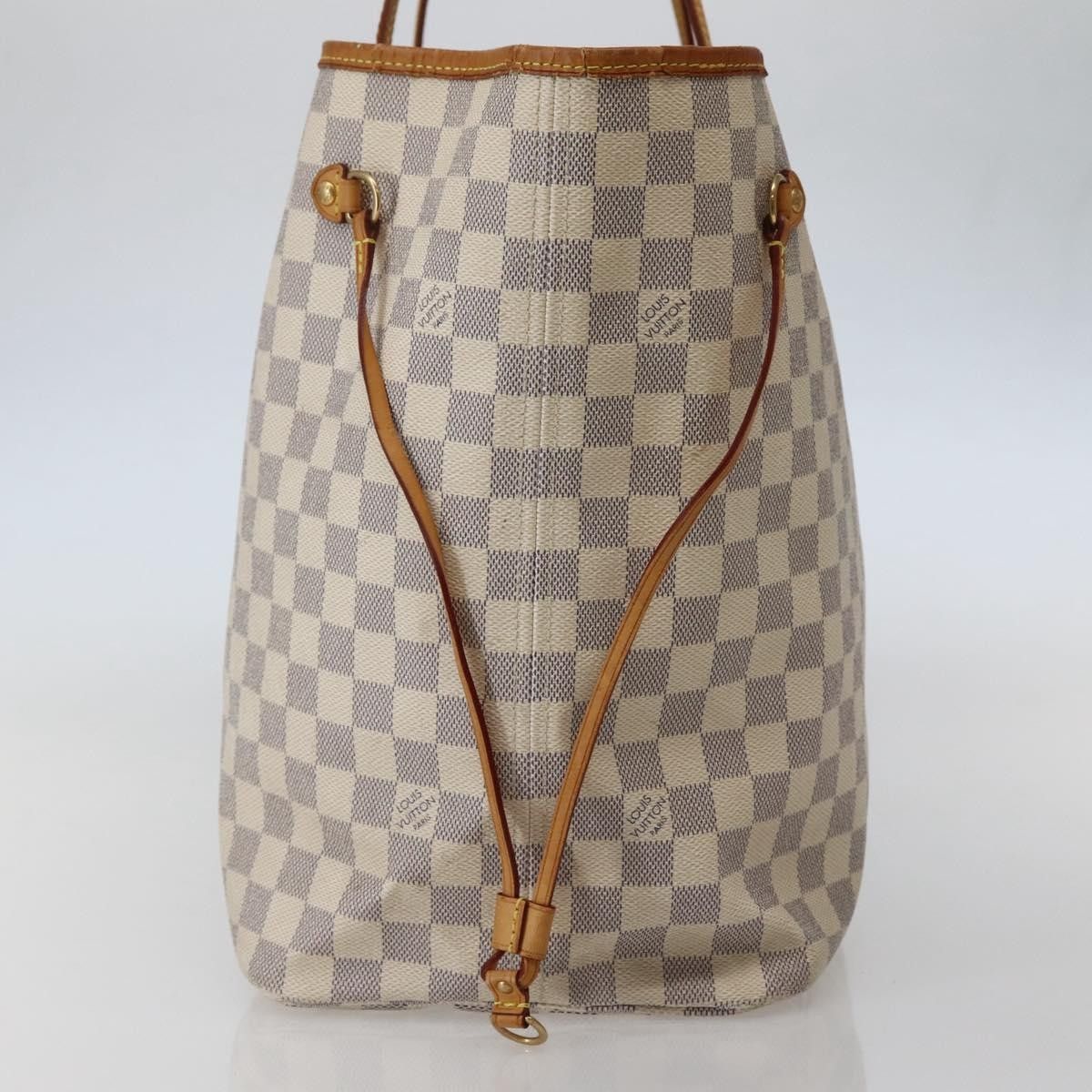Louis Vuitton Louis Vuitton Neverfull Tote Damier azur Size ONE SIZE - 4 Thumbnail