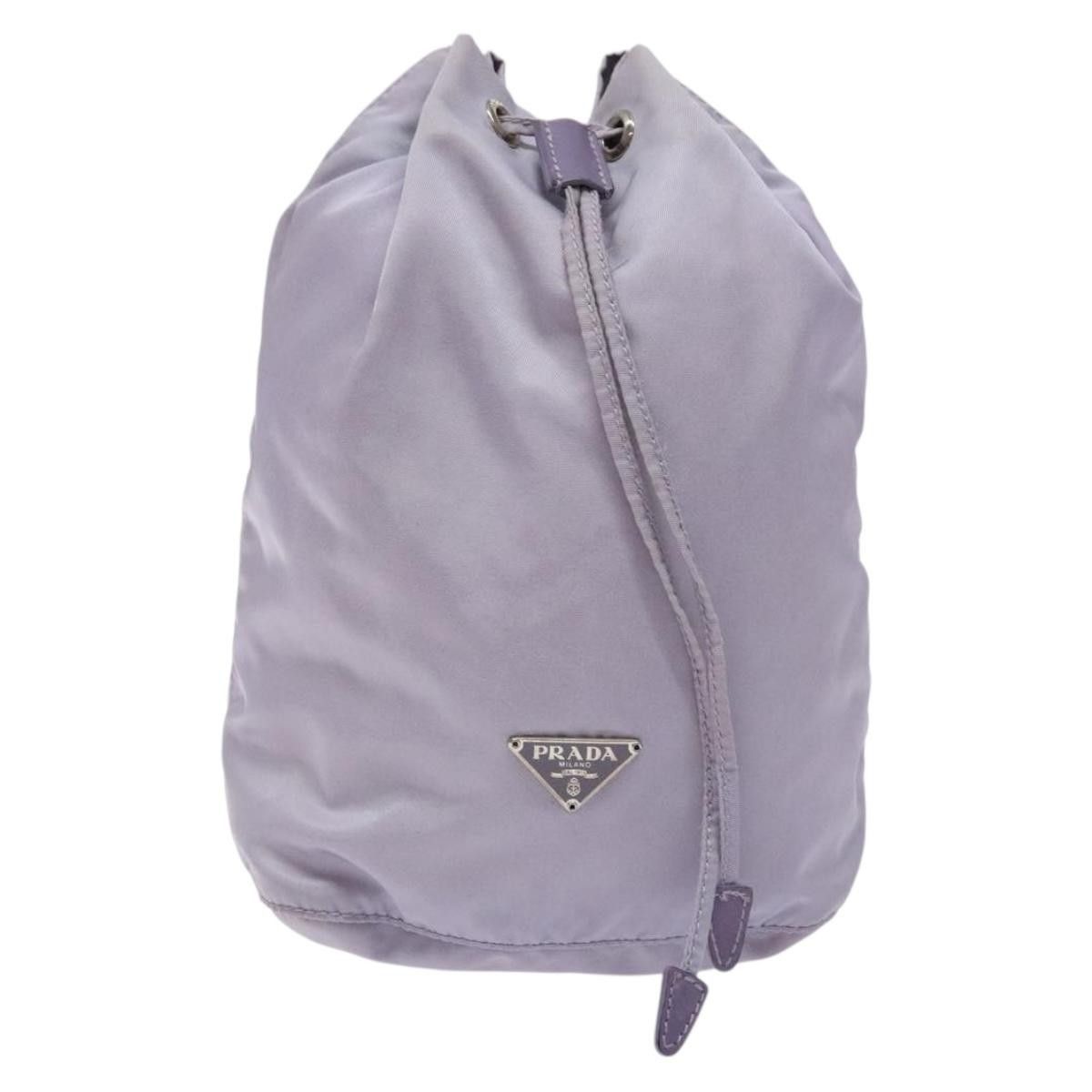 Prada Prada Vela Drawstring Bucket Pouch Tessuto Size ONE SIZE - 17 Thumbnail
