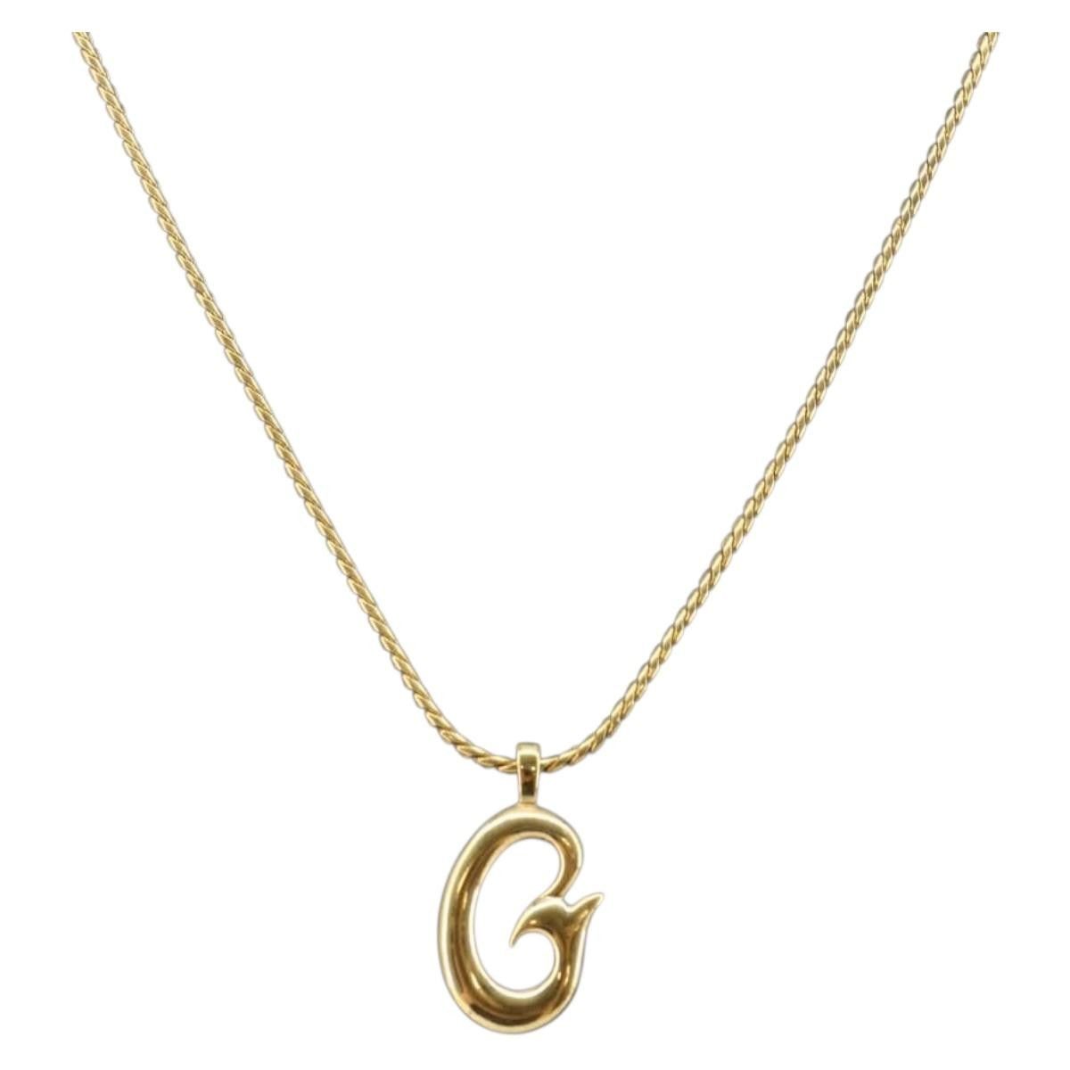 Givenchy Givenchy Logo G Necklace Metal Size ONE SIZE - 3 Thumbnail