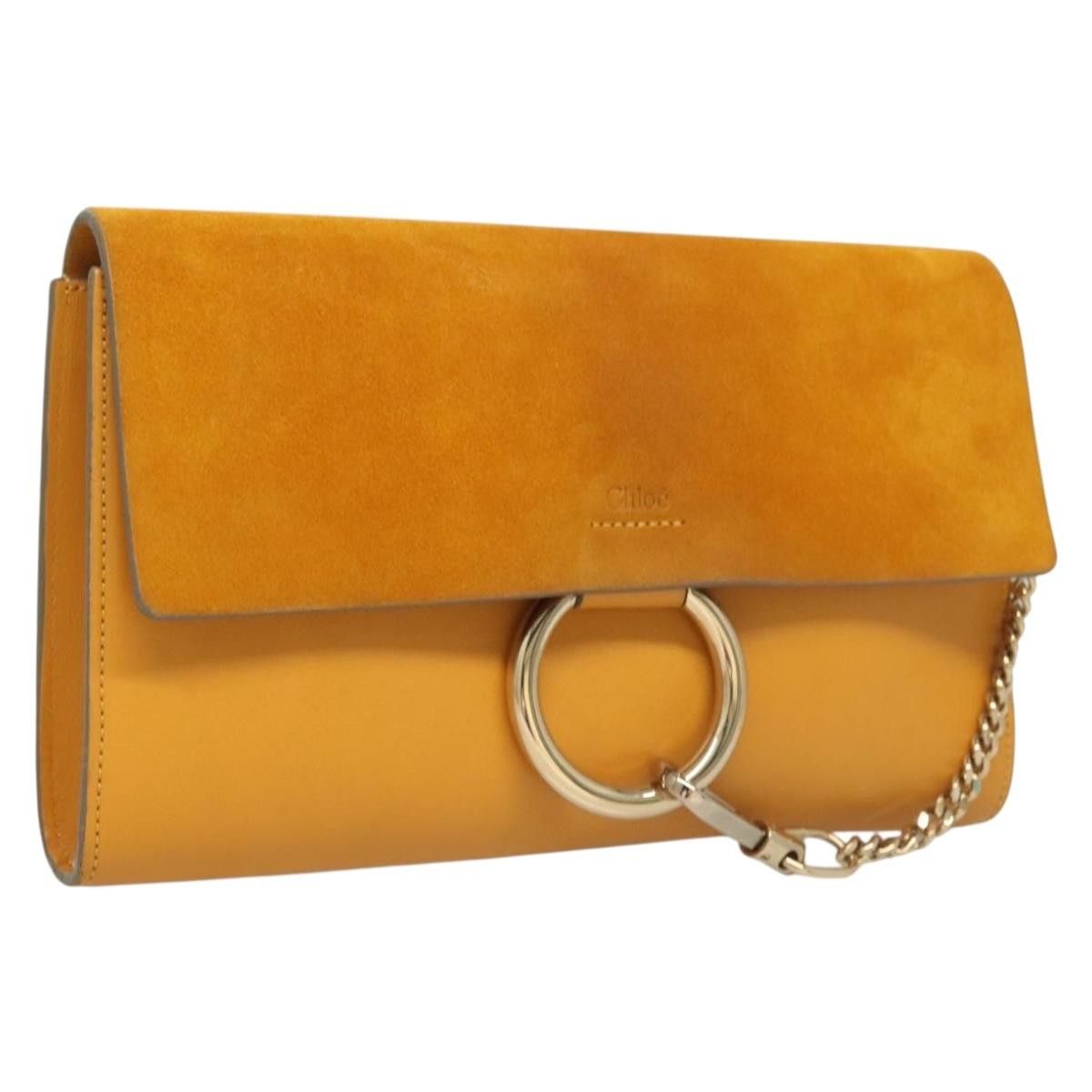 Chloe Chloe Faye Clutch Leather and Suede Size ONE SIZE - 18 Thumbnail