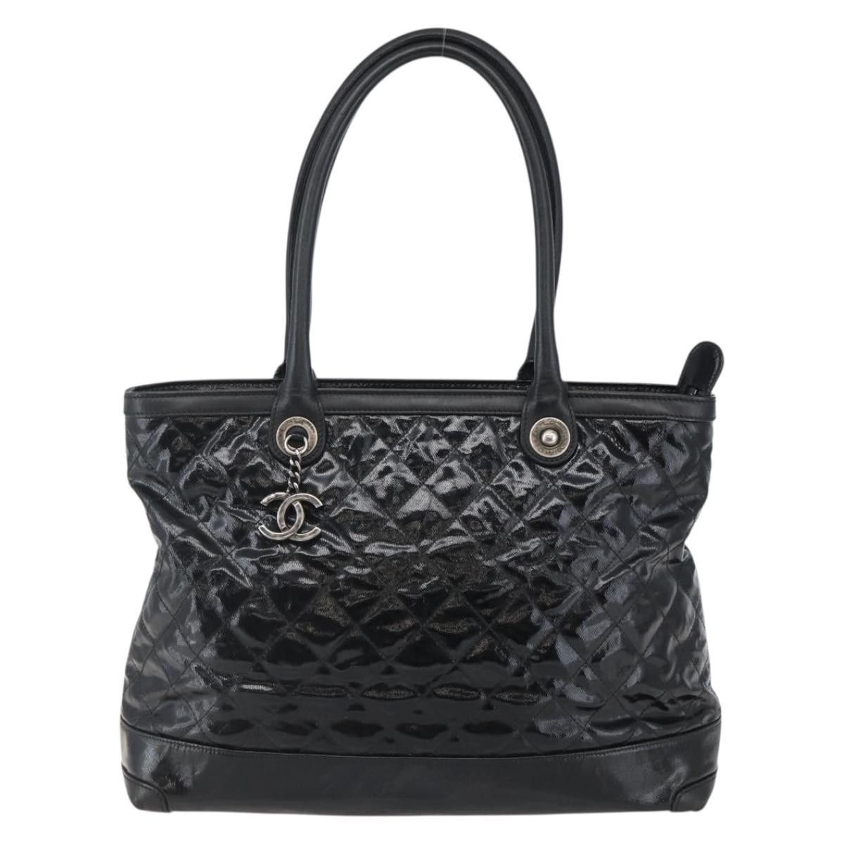 Chanel Chanel CC Charm Zip Tote Quilted Coated Canvas Size ONE SIZE - 23 Thumbnail