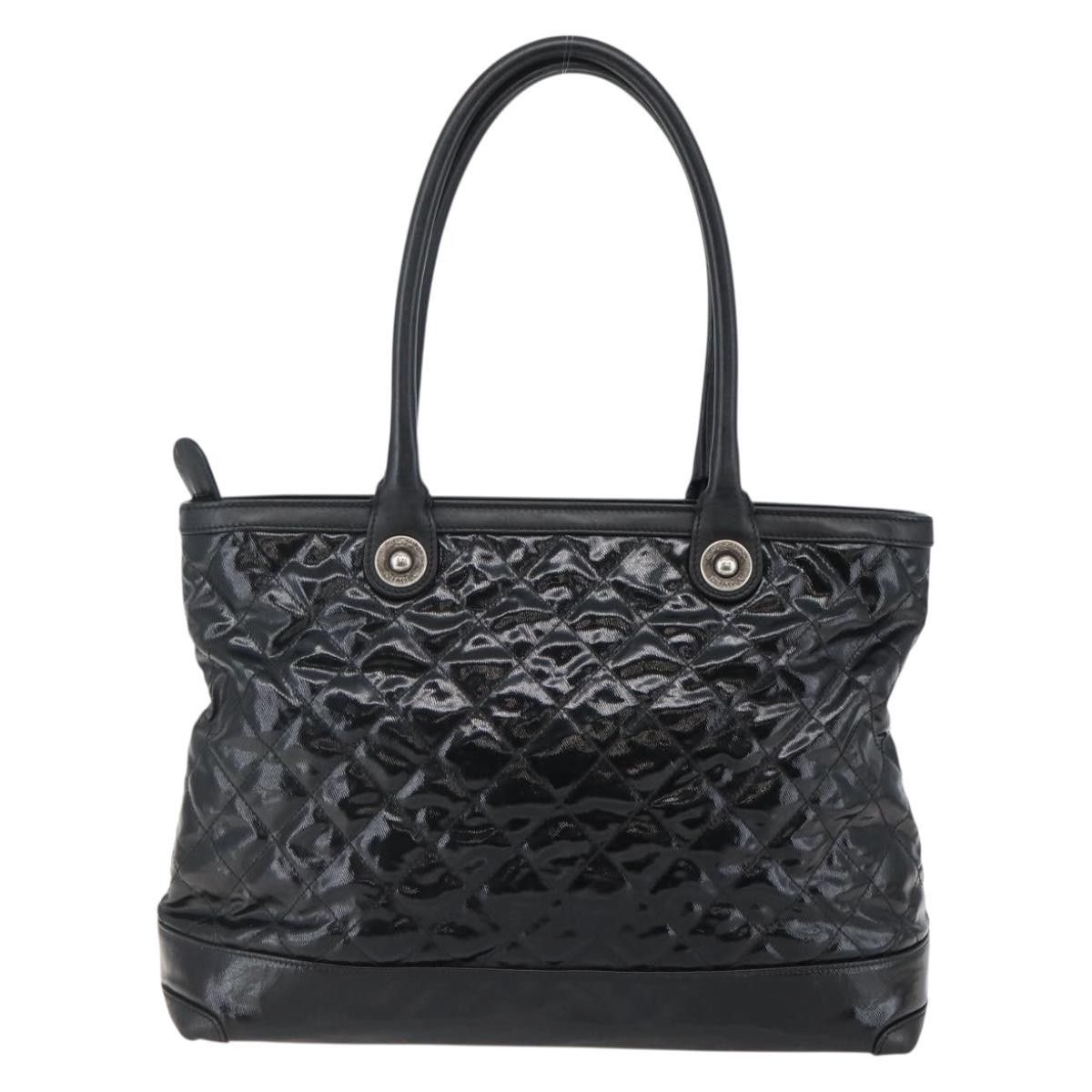 Chanel Chanel CC Charm Zip Tote Quilted Coated Canvas Size ONE SIZE - 2 Thumbnail