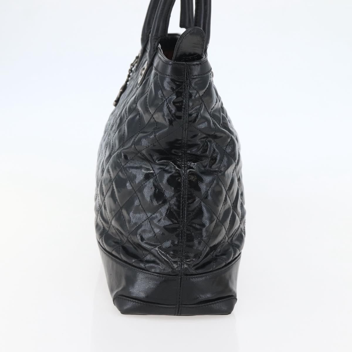 Chanel Chanel CC Charm Zip Tote Quilted Coated Canvas Size ONE SIZE - 4 Thumbnail