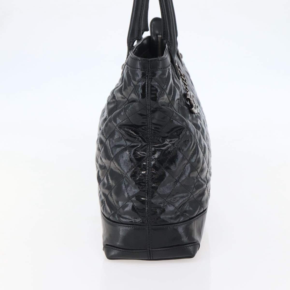 Chanel Chanel CC Charm Zip Tote Quilted Coated Canvas Size ONE SIZE - 3 Thumbnail