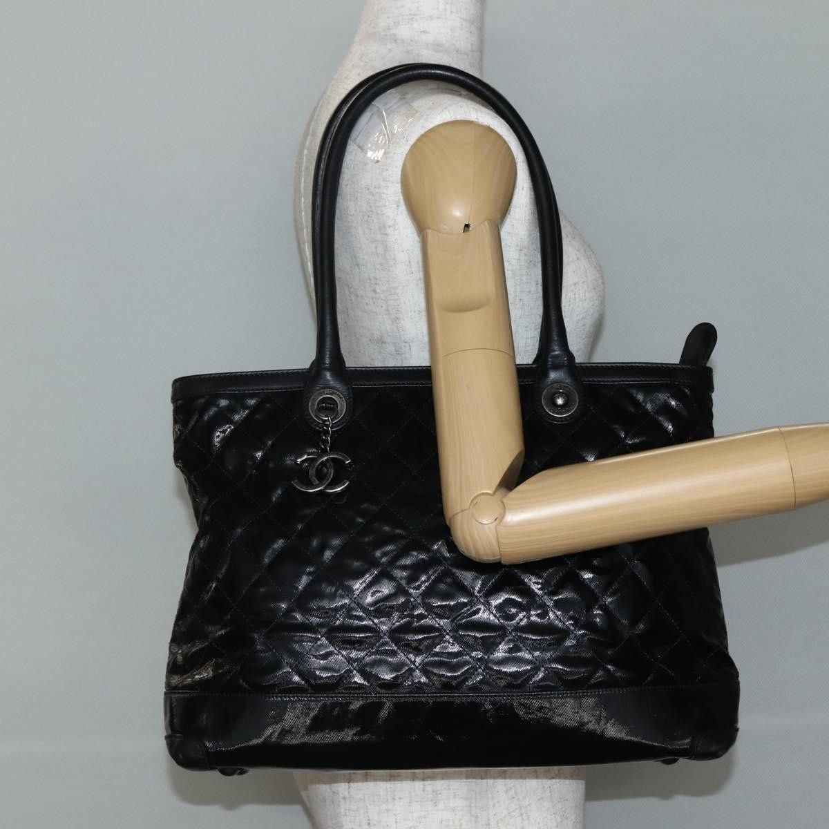 Chanel Chanel CC Charm Zip Tote Quilted Coated Canvas Size ONE SIZE - 15 Thumbnail
