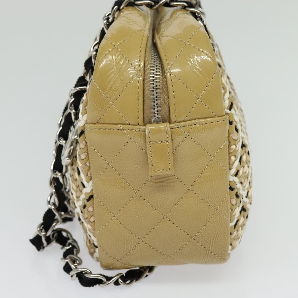Chanel Chanel Camera Case Bag Woven Stitch Patent Size ONE SIZE - 4 Thumbnail