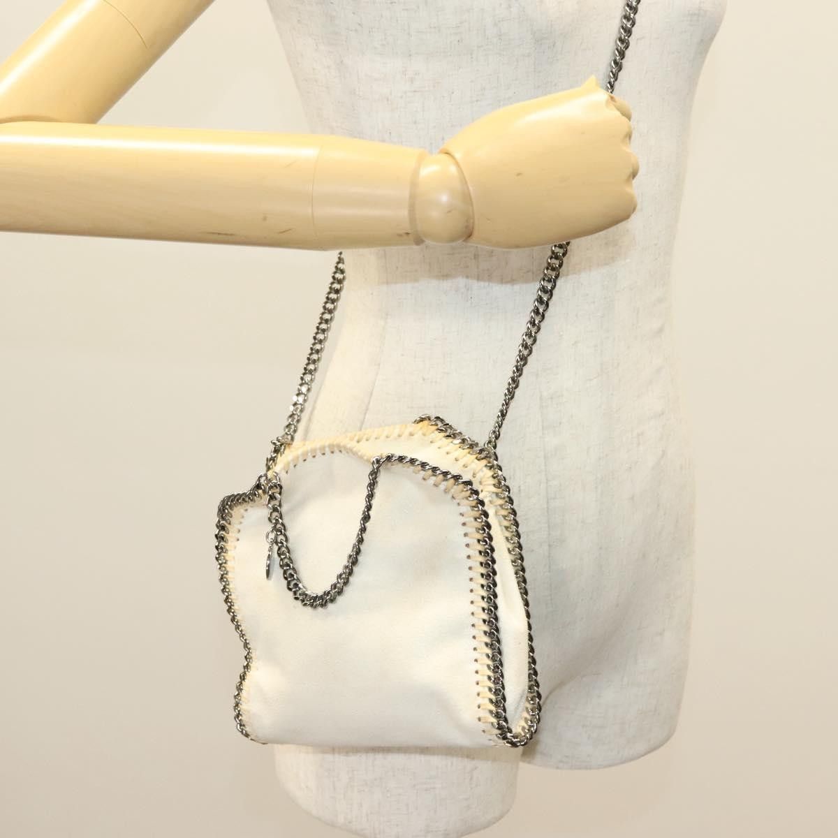 Stella McCartney Stella McCartney Falabella Fold Over Crossbody Bag Suede Size ONE SIZE - 15 Thumbnail