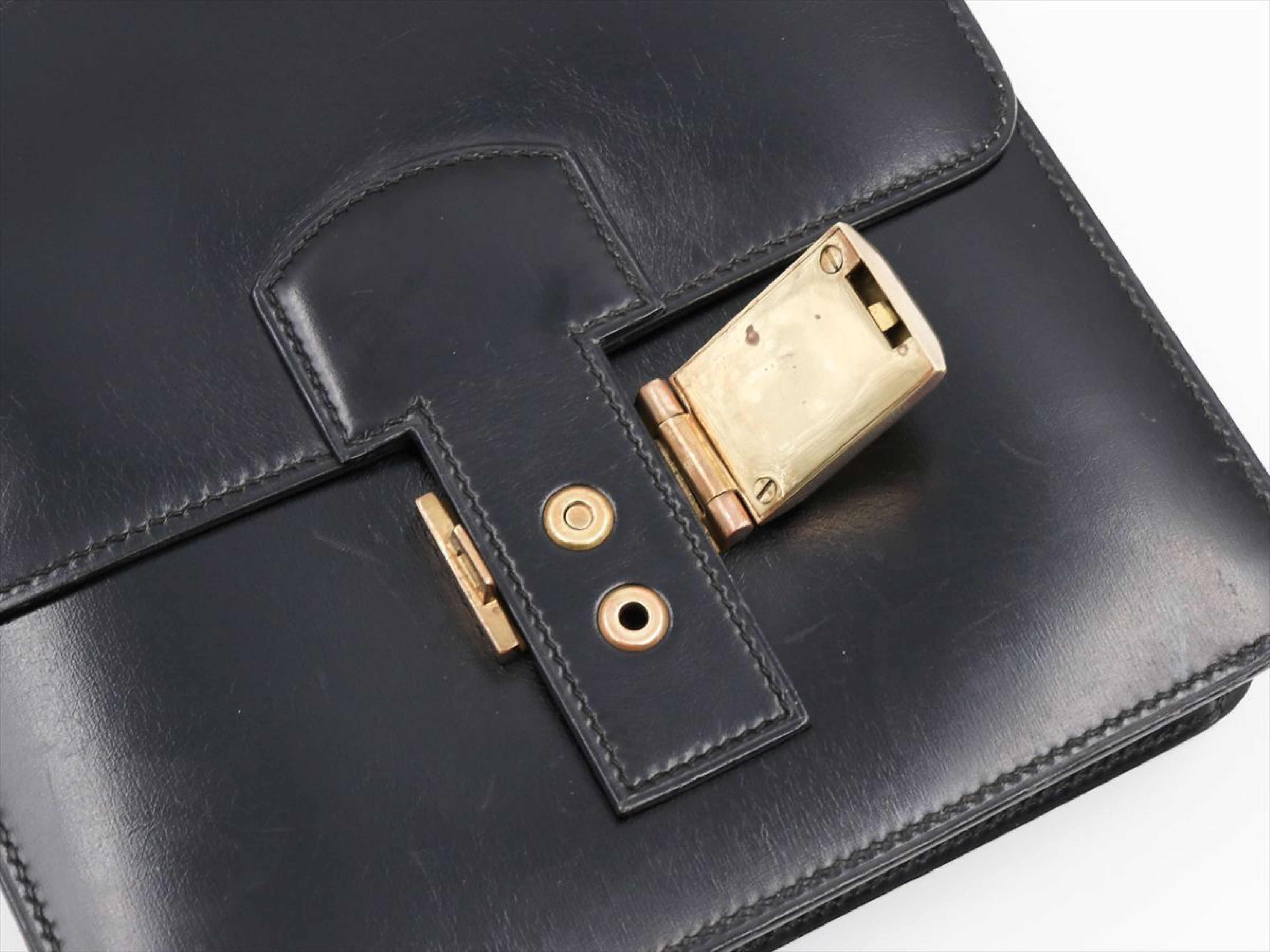 Hermes Hermes Vintage Shoulder Bag Embellished Leather Size ONE SIZE - 6 Thumbnail