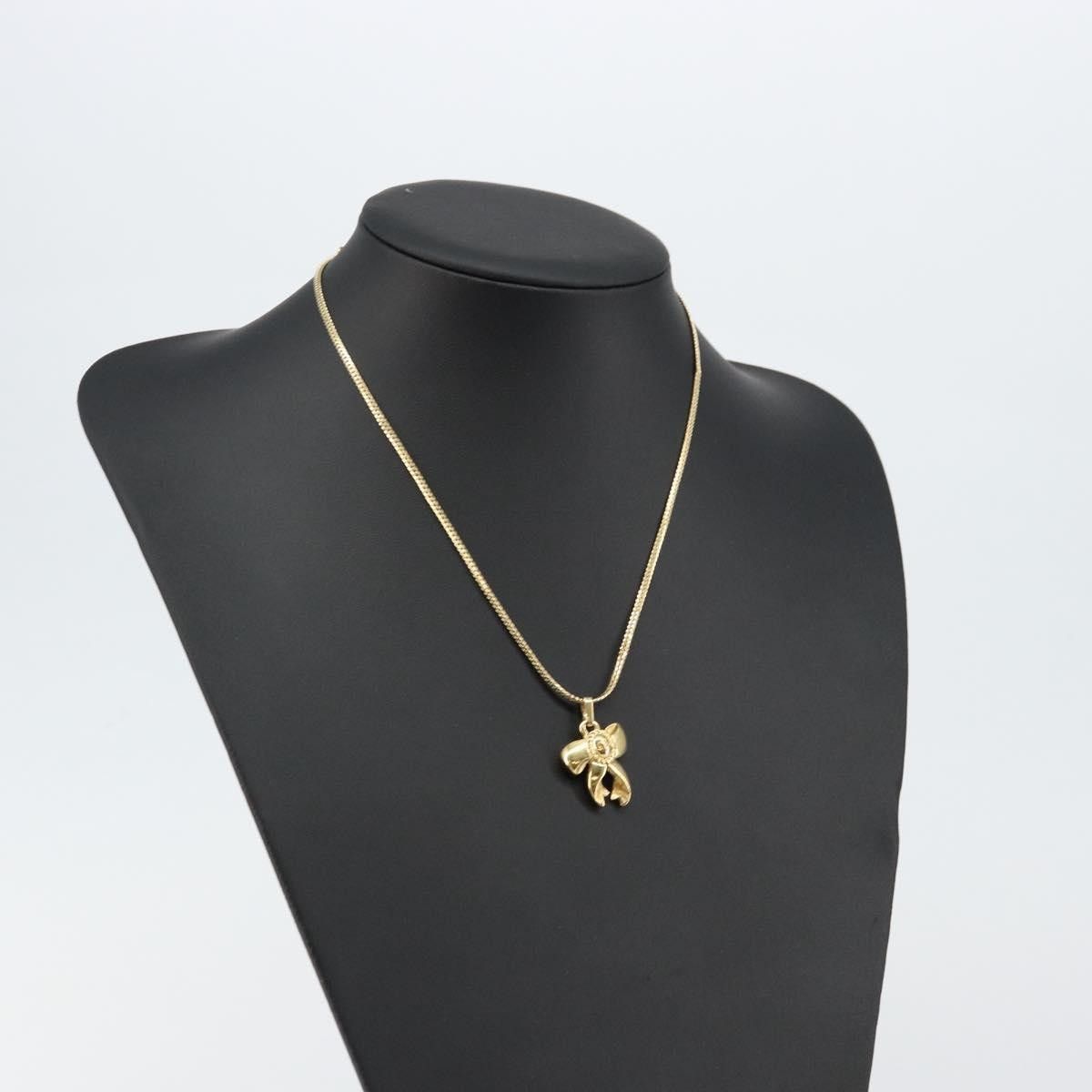 Dior Christian Dior CD Ribbons Pendant Necklace Metal Size ONE SIZE - 8 Thumbnail