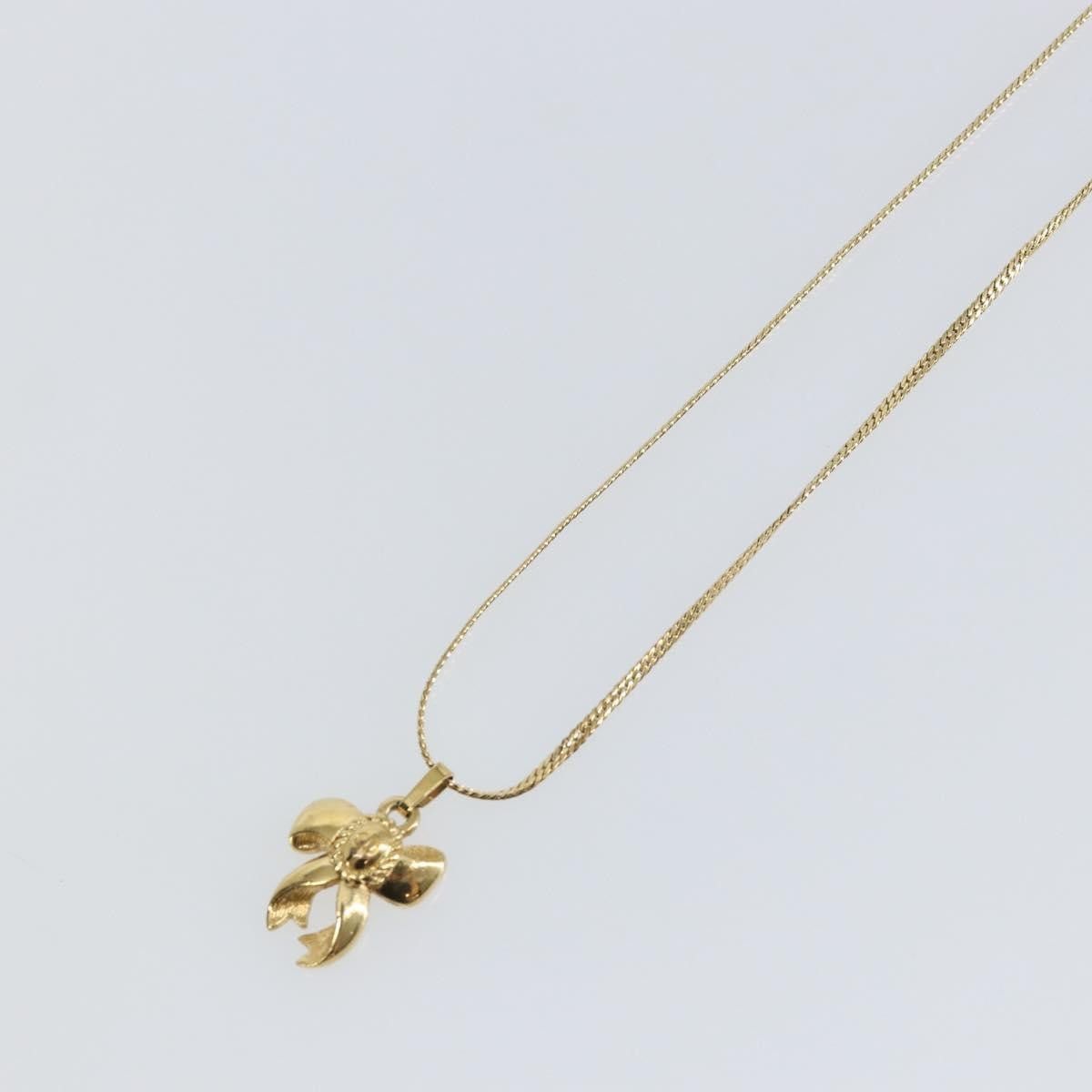 Dior Christian Dior CD Ribbons Pendant Necklace Metal Size ONE SIZE - 6 Thumbnail