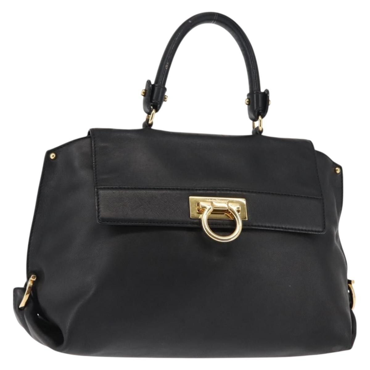 Salvatore Ferragamo Salvatore Ferragamo Sofia Satchel Leather Size ONE SIZE - 20 Thumbnail