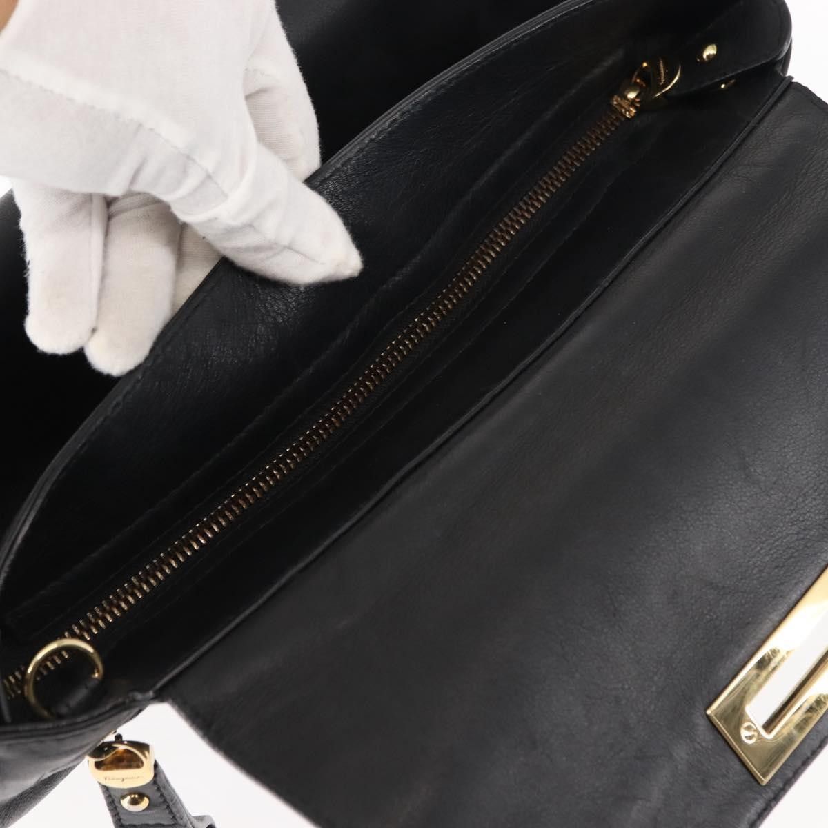 Salvatore Ferragamo Salvatore Ferragamo Sofia Satchel Leather Size ONE SIZE - 18 Thumbnail