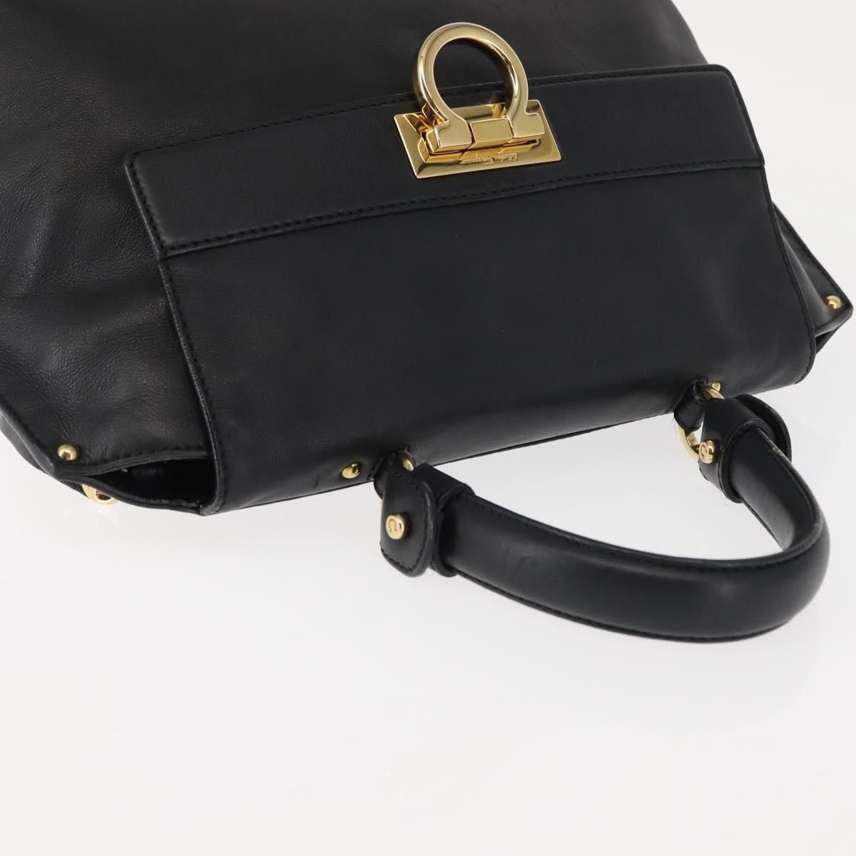 Salvatore Ferragamo Salvatore Ferragamo Sofia Satchel Leather Size ONE SIZE - 16 Thumbnail