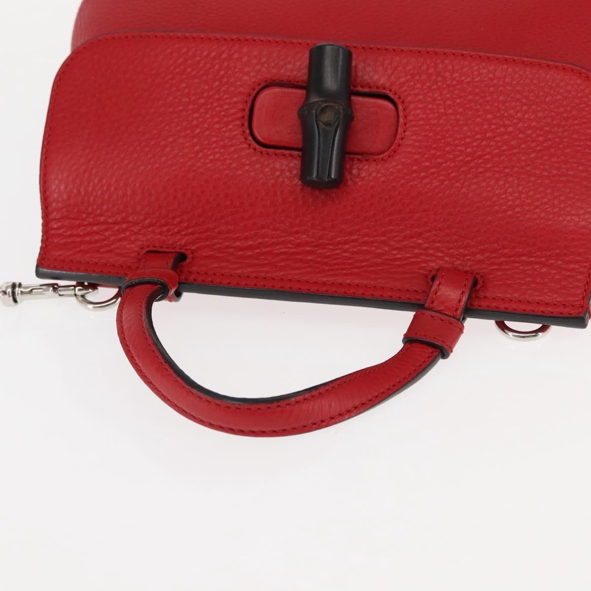 Gucci Gucci Bamboo Daily Top Handle Bag Leather Size ONE SIZE - 7 Thumbnail