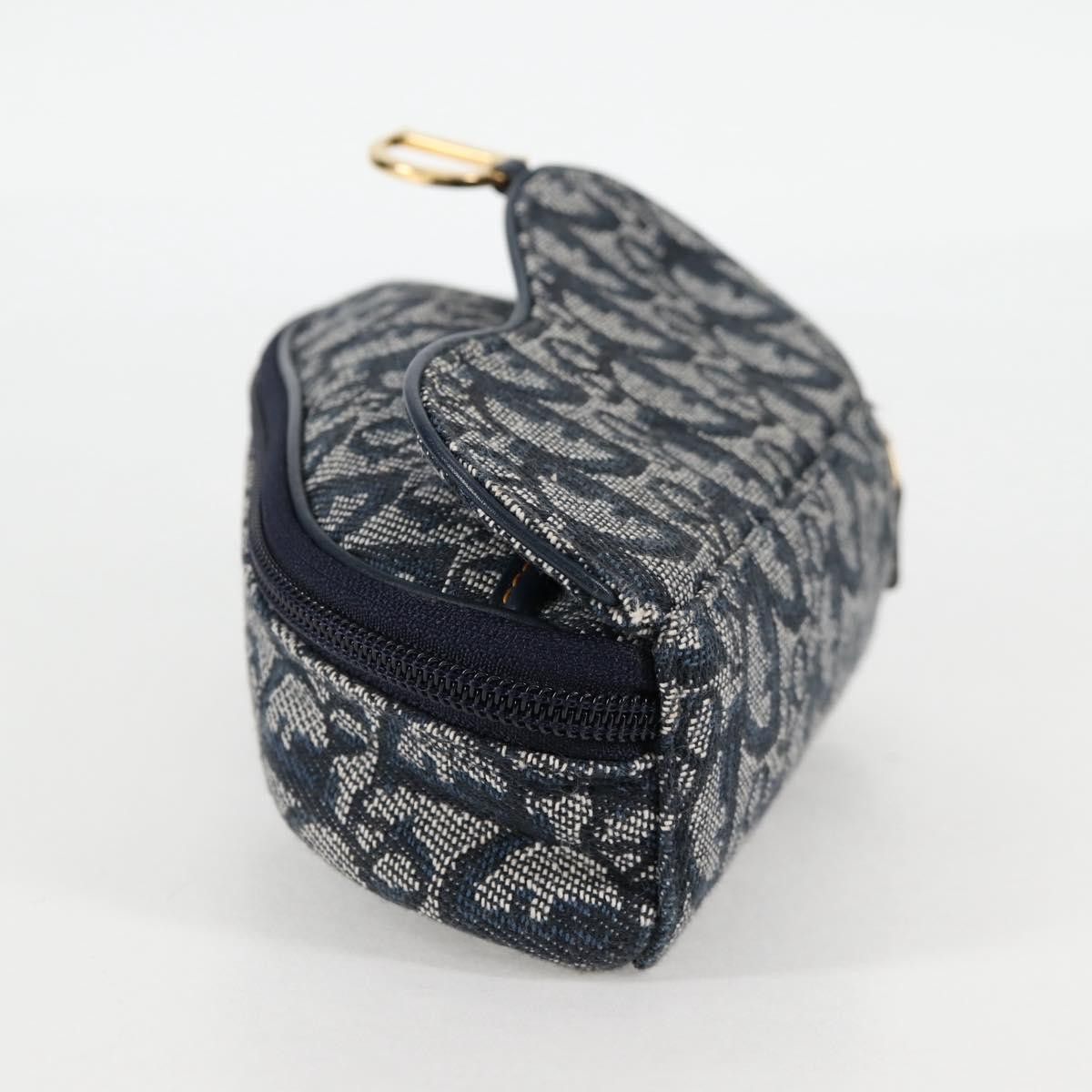 Dior Christian Dior Saddle Zip Pouch Diorissimo Canvas Size ONE SIZE - 3 Thumbnail